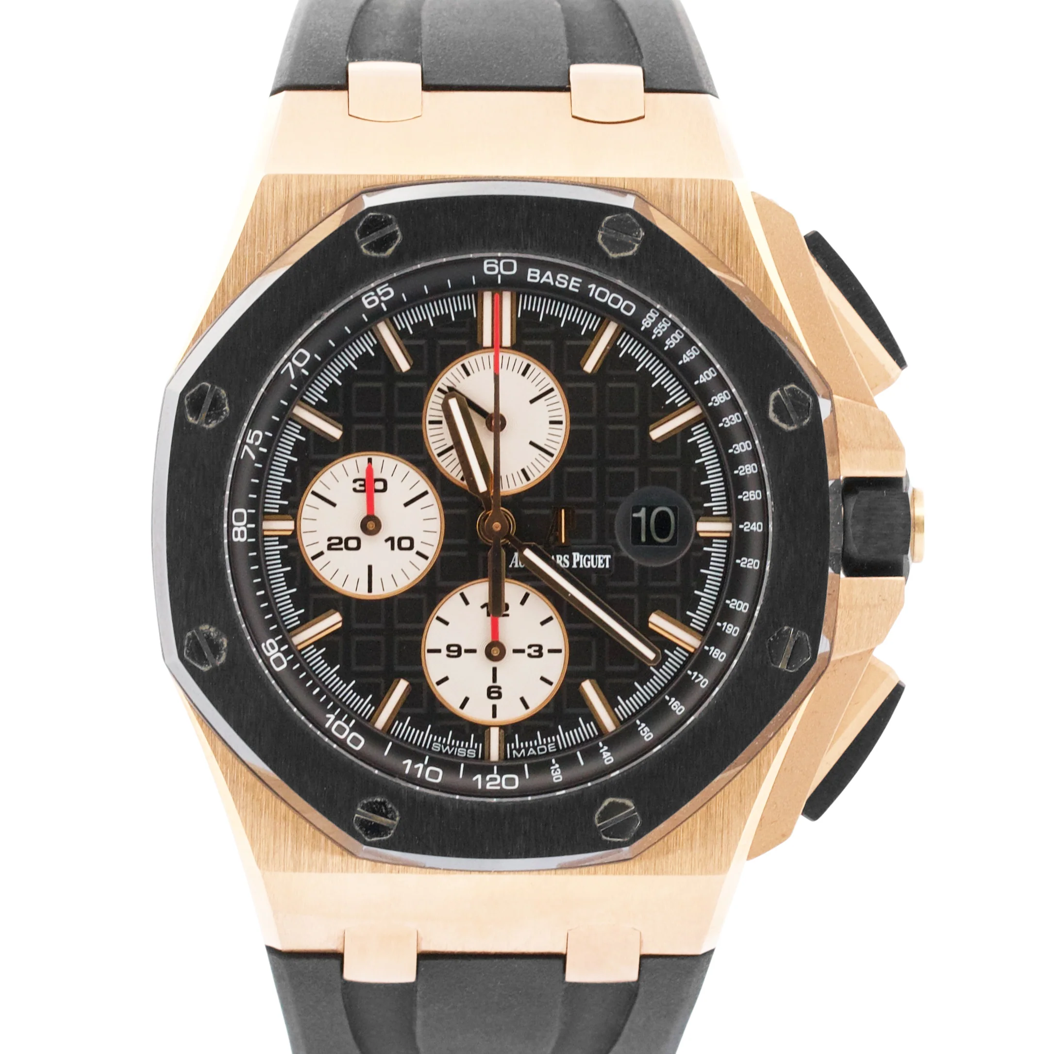 2013 PAPERS Audemars Piguet Royal Oak Offshore 18K Gold CERAMIC 44mm 26400RO BOX
