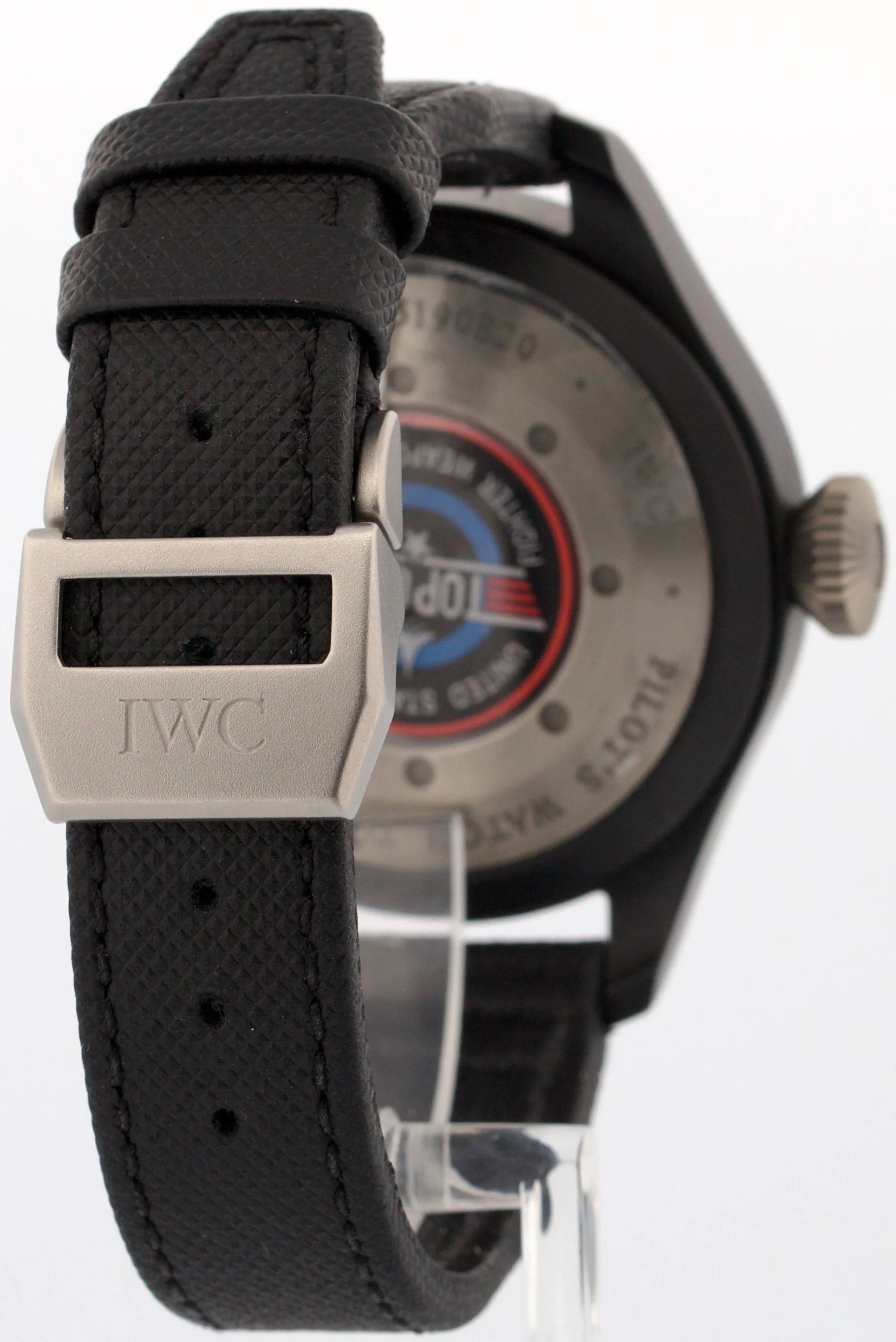 2013 PAPERS IWC Perpetual Calendar Top Gun BLACK CERAMIC Red 48mm IW502903 BOX - Image 5