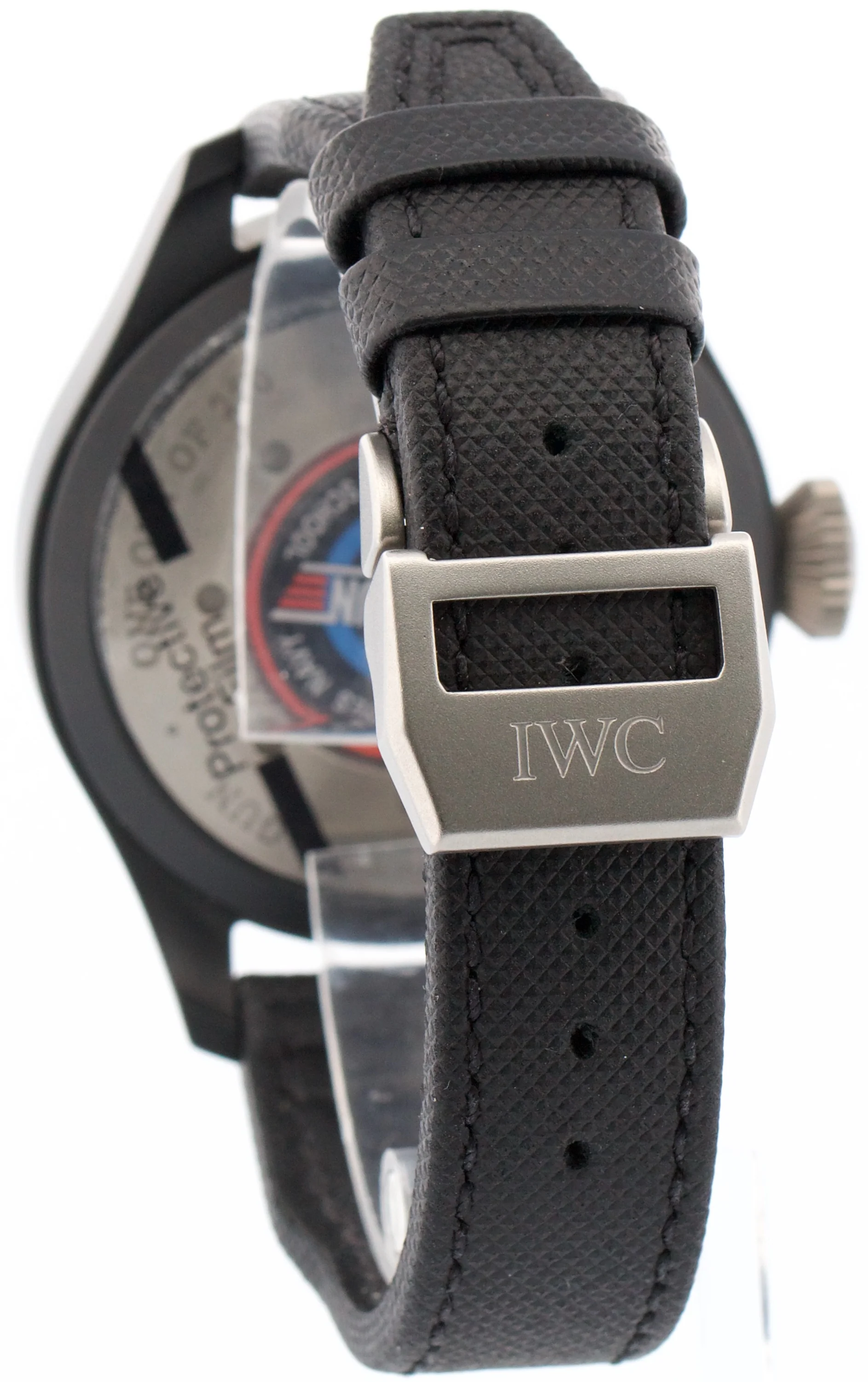 2013 PAPERS IWC Perpetual Calendar Top Gun BLACK CERAMIC Red 48mm IW502903 BOX - Image 6