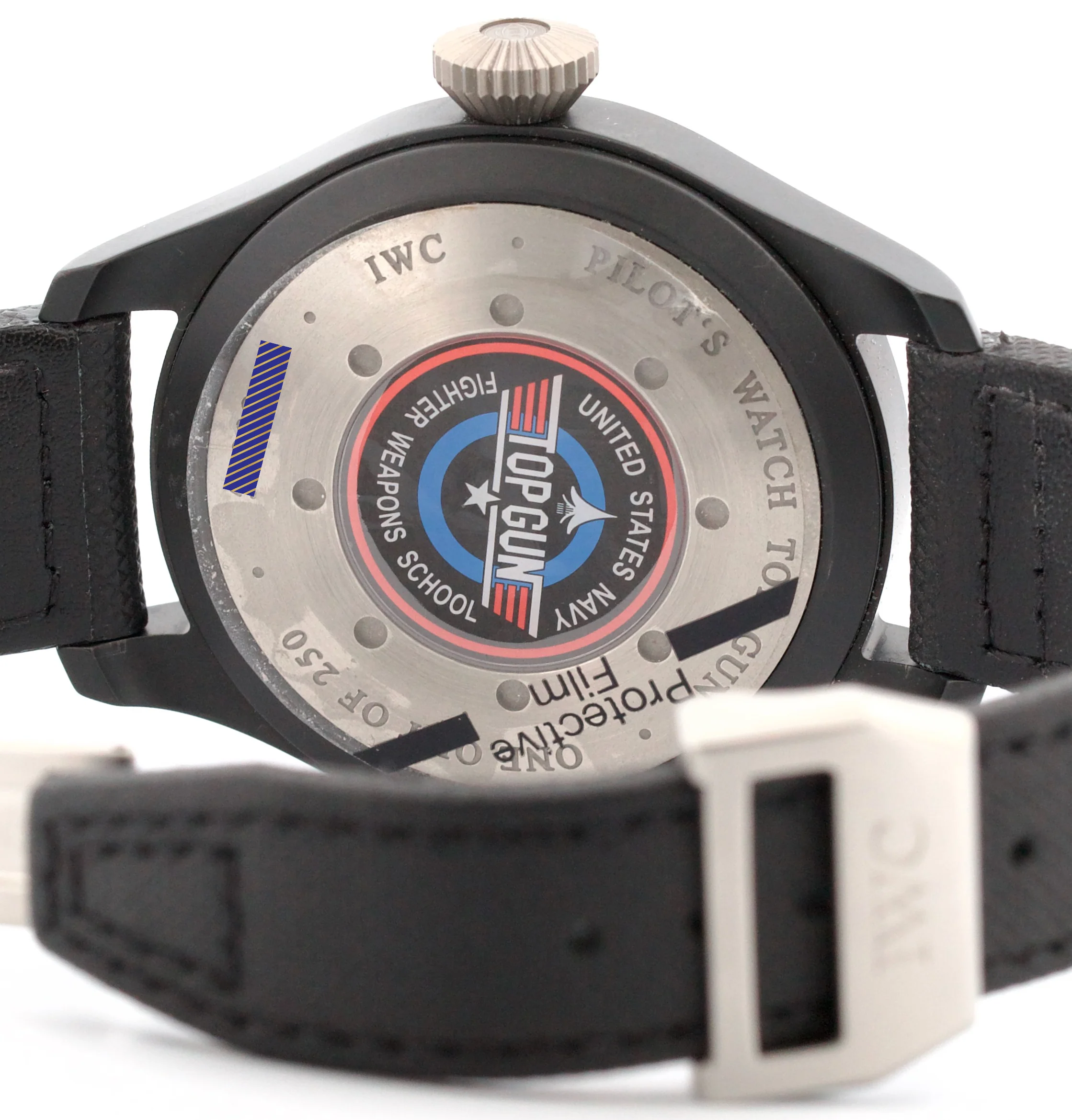 2013 PAPERS IWC Perpetual Calendar Top Gun BLACK CERAMIC Red 48mm IW502903 BOX - Image 7
