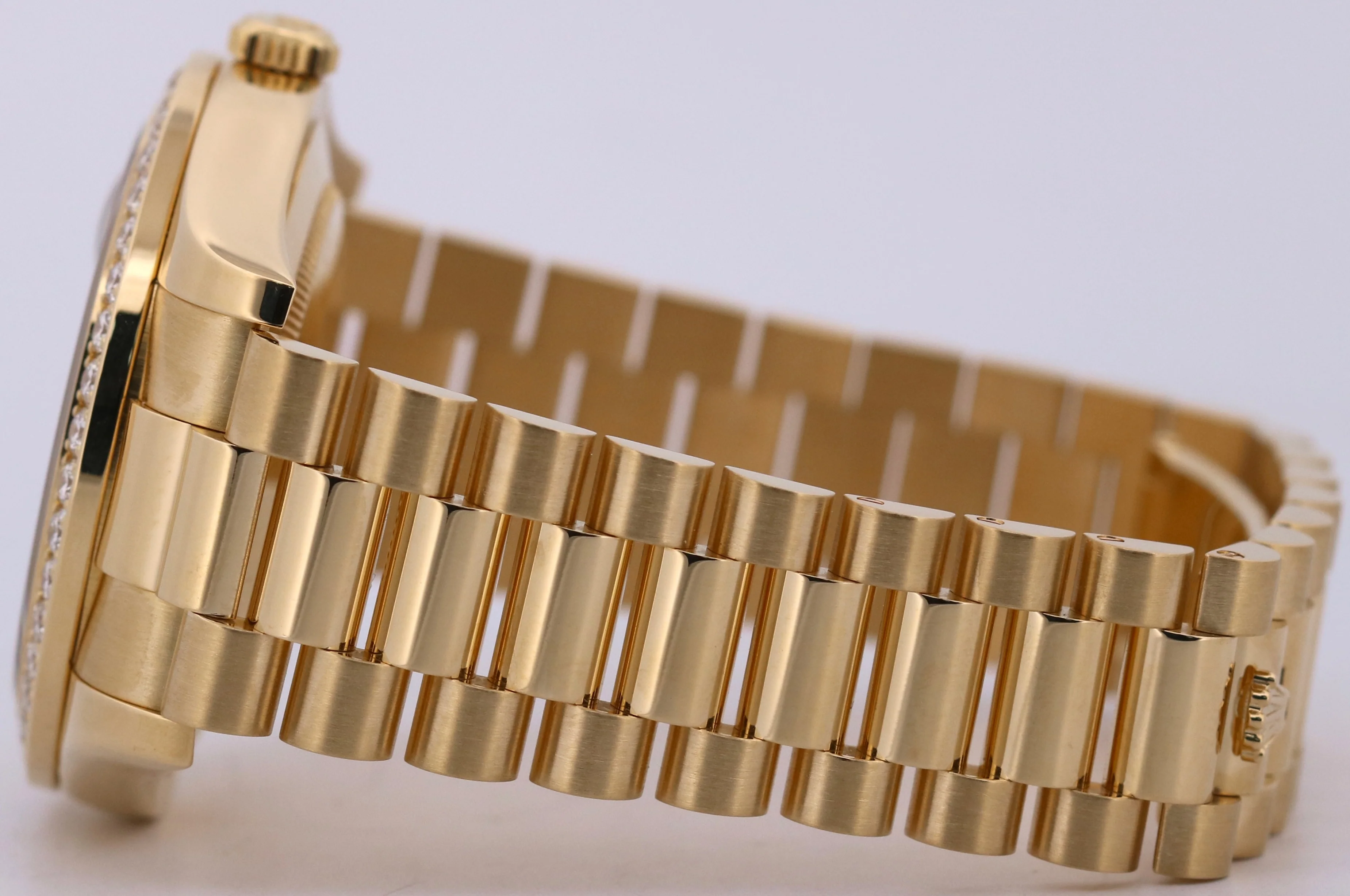 2014 PAPERS Rolex Day-Date II President FACTORY DIAMOND 18K Gold 41mm 218348 BOX - Image 7