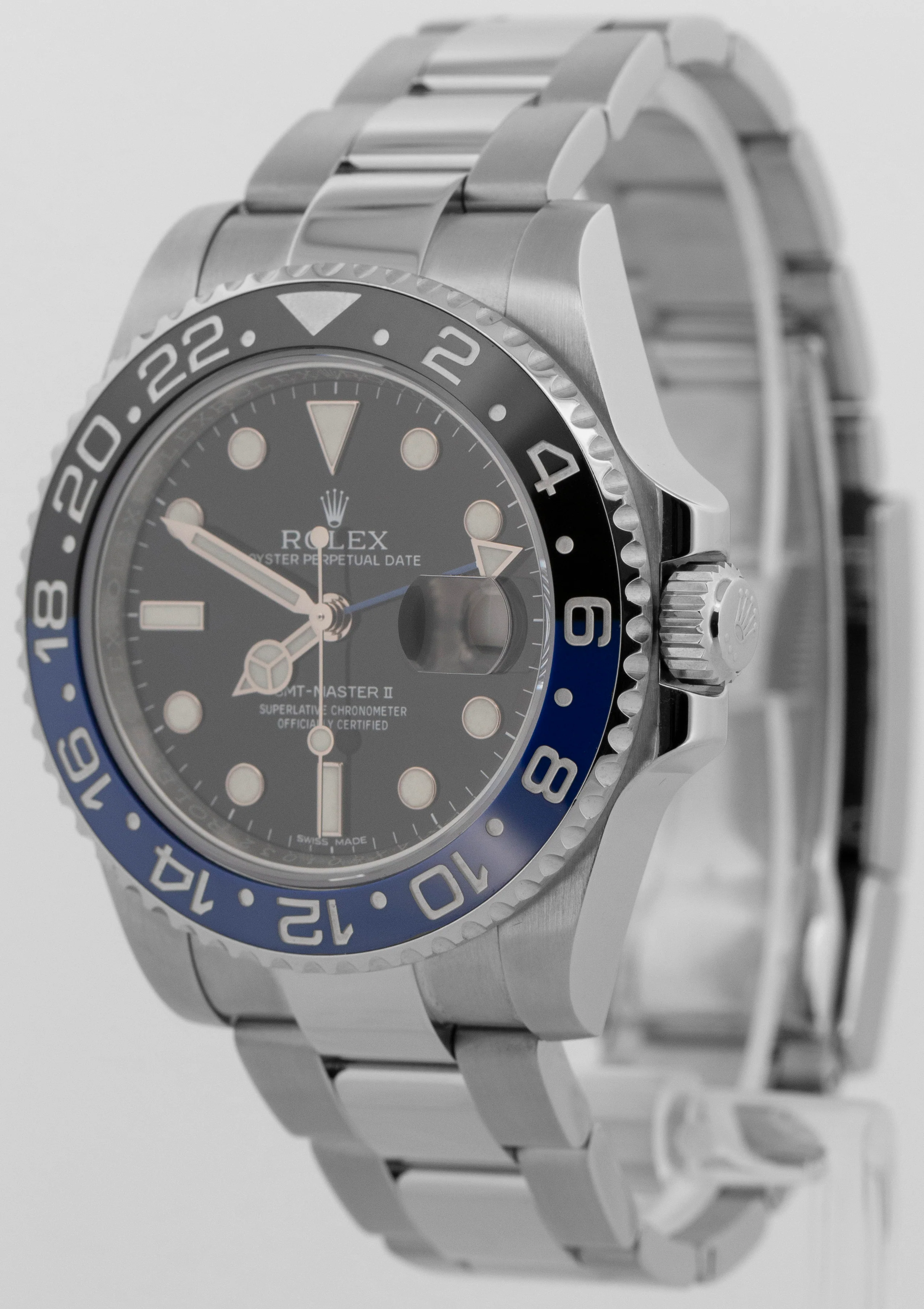 2015 PAPERS Rolex GMT-Master II BATMAN Blue Steel Ceramic 40mm 116710 BLNR BOX - Image 3