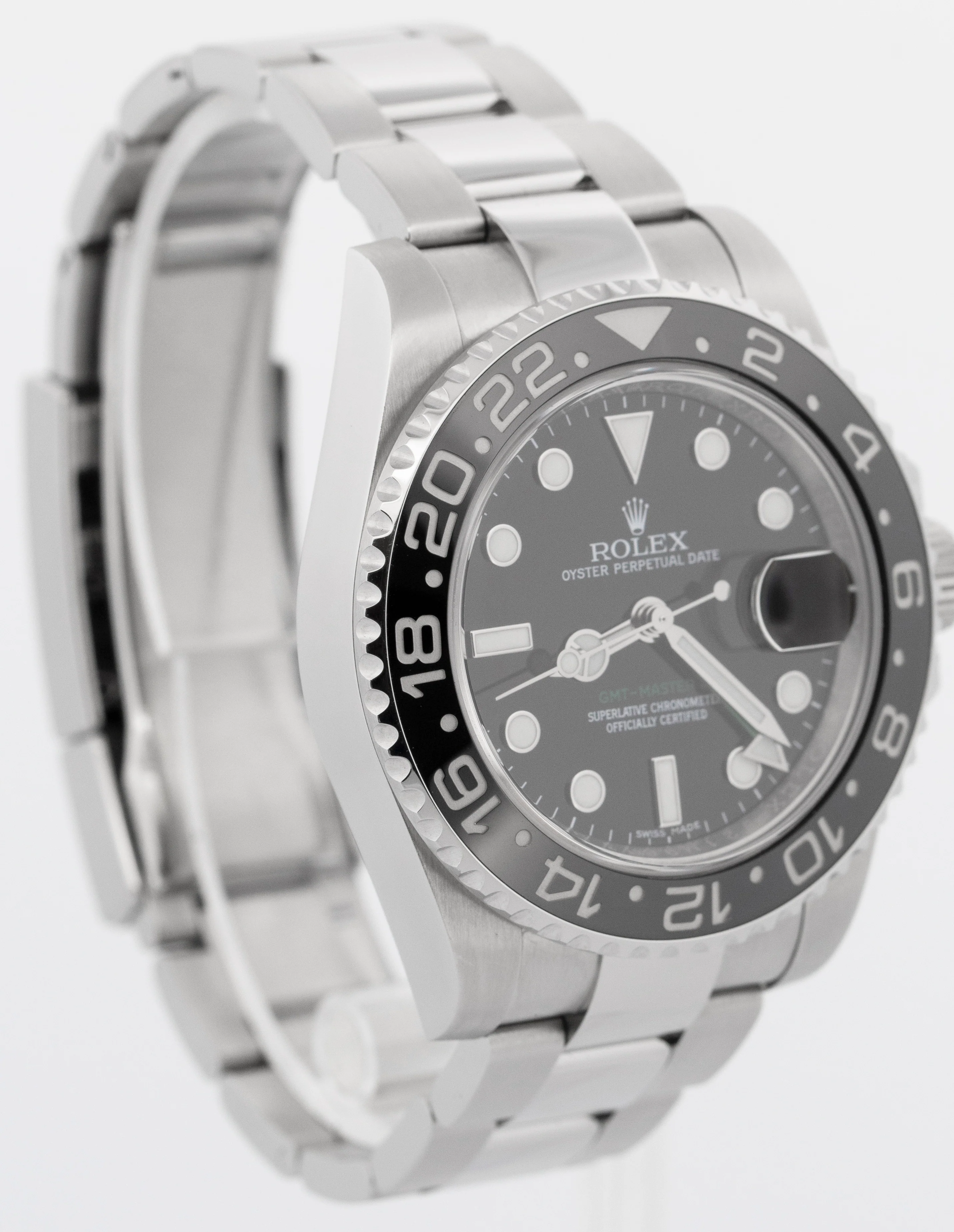 2015 PAPERS Rolex GMT-Master II BLACK Stainless Steel Green 40mm 116710 LN BOX - Image 5