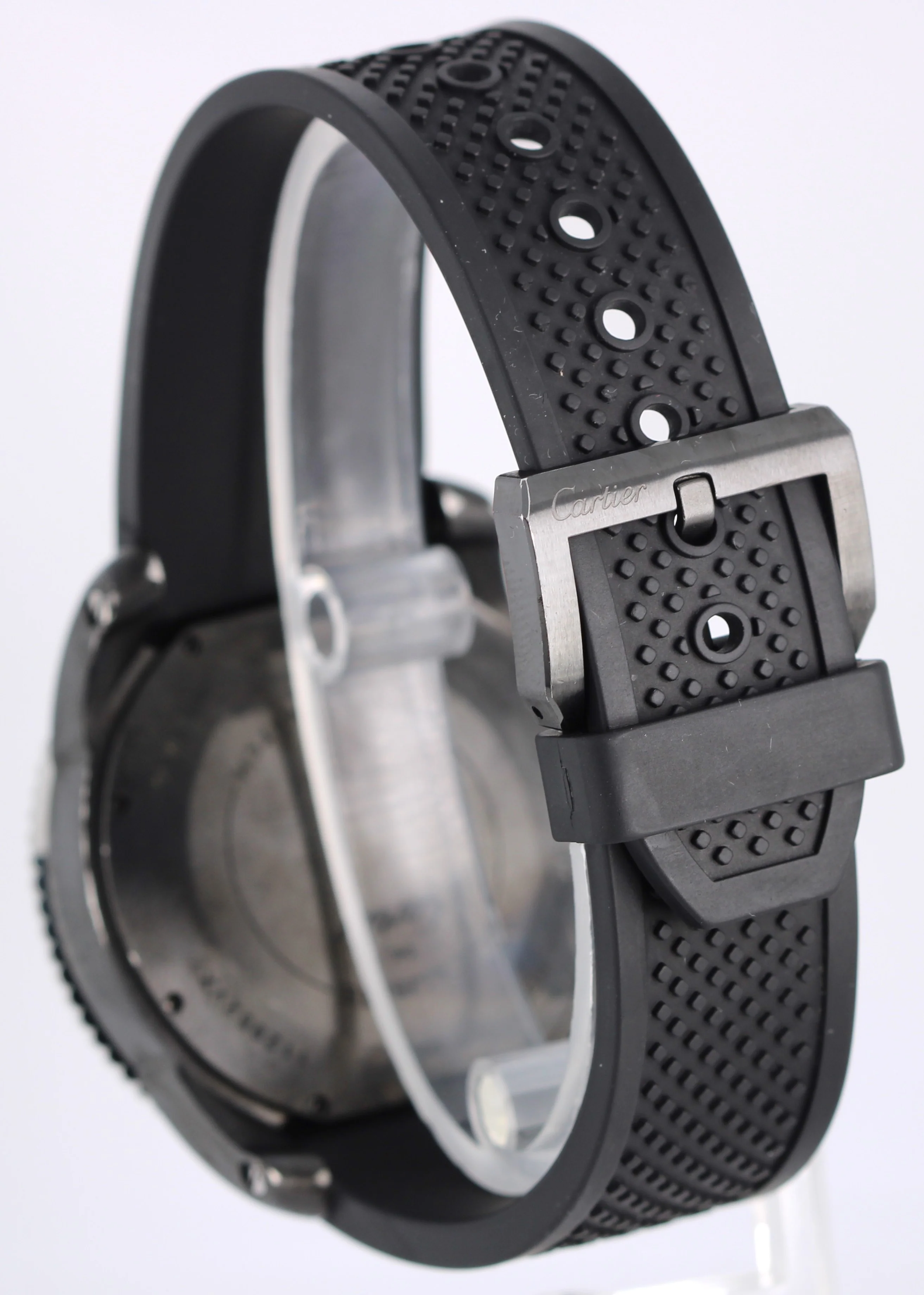 2016 PAPERS Cartier Calibre Diver BLACK Steel Roman 42mm WSCA0006 3729 Watch BOX - Image 6