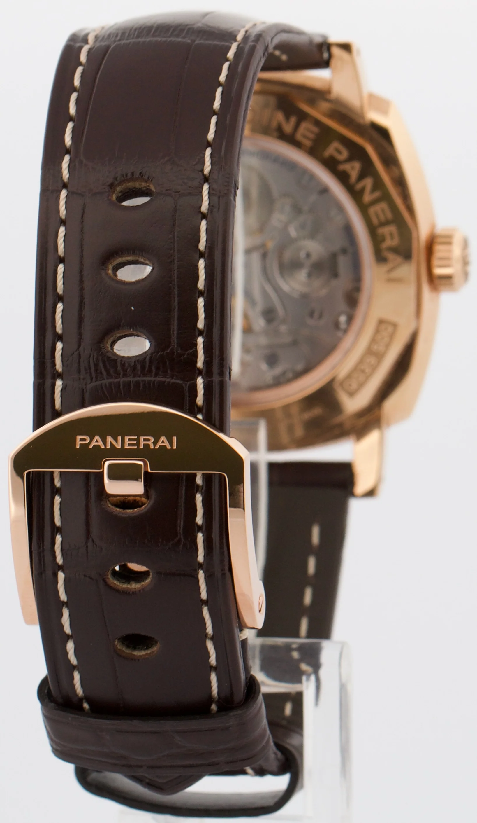 2015 PAPERS Panerai Radiomir 18K Rose Gold PAM00513 42mm Manual Watch PAM513 BOX - Image 5