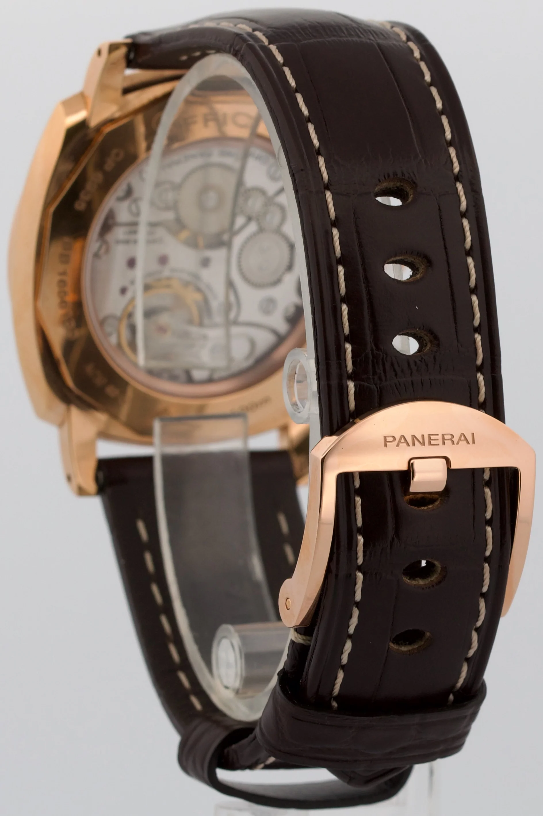 2015 PAPERS Panerai Radiomir 18K Rose Gold PAM00513 42mm Manual Watch PAM513 BOX - Image 6