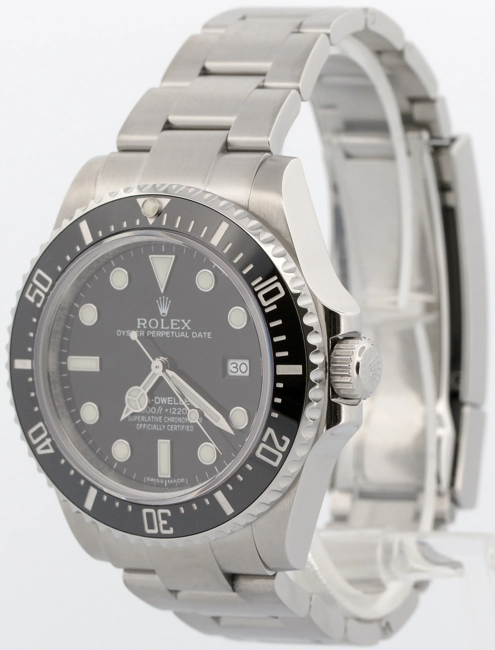 2017 PAPERS Rolex Sea-Dweller 4000 BLACK 40mm Ceramic Steel SD4K 116600 BOX - Image 3