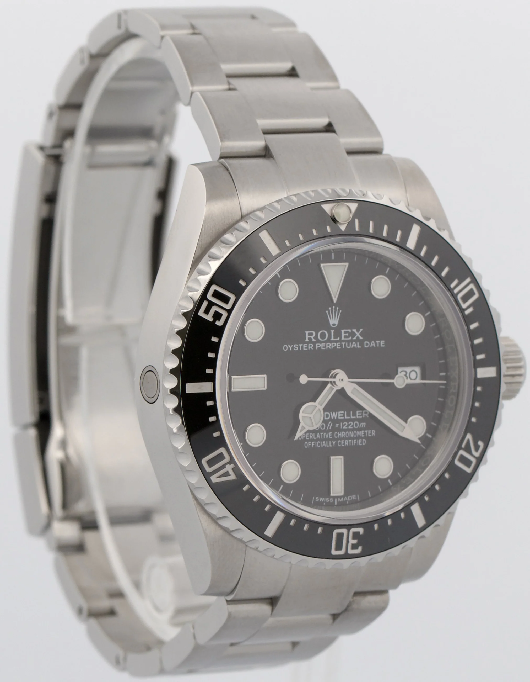 2017 PAPERS Rolex Sea-Dweller 4000 BLACK 40mm Ceramic Steel SD4K 116600 BOX - Image 4
