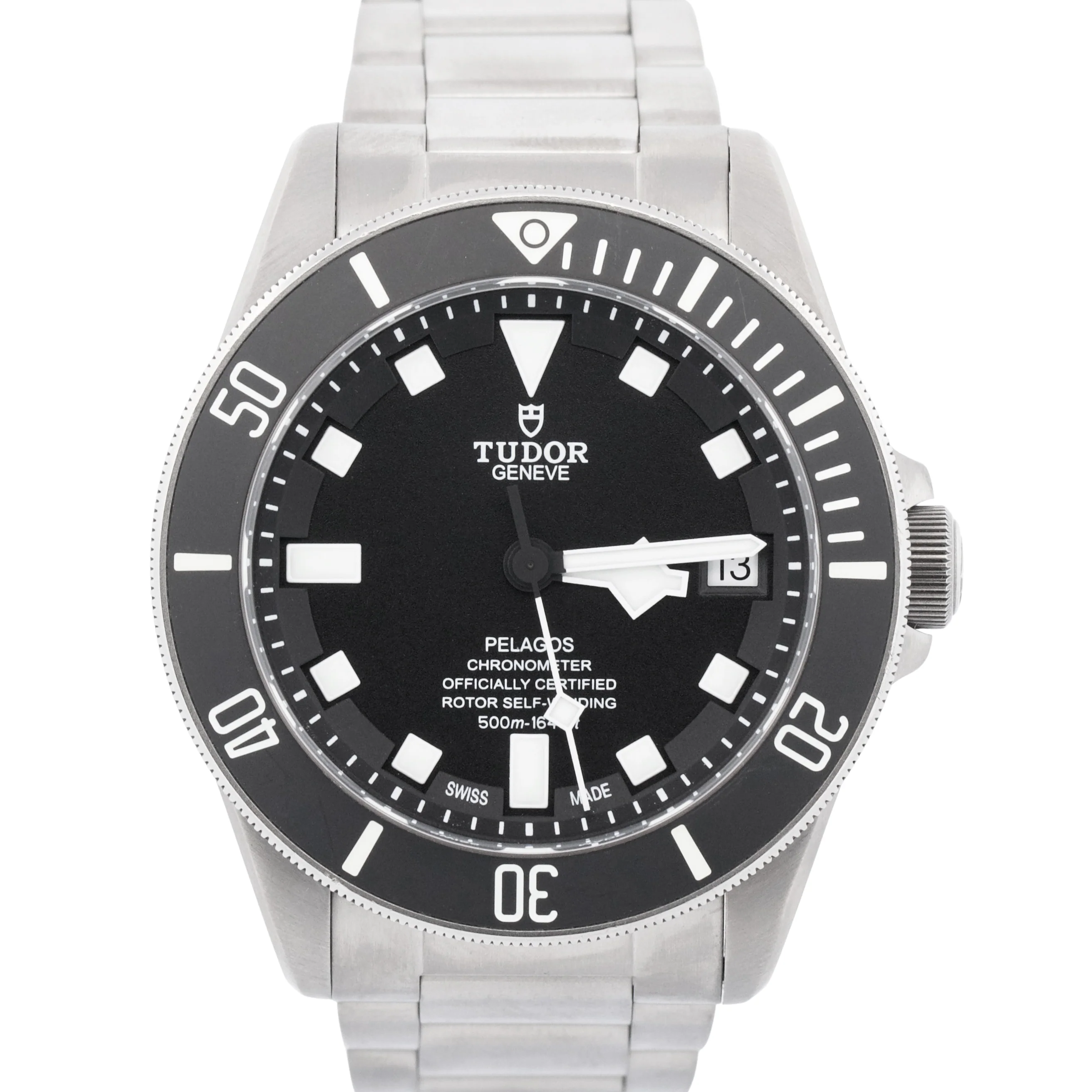2017 PAPERS Tudor Pelagos BLACK Titanium 42mm Rubber 25600TN Dive Date Watch BOX