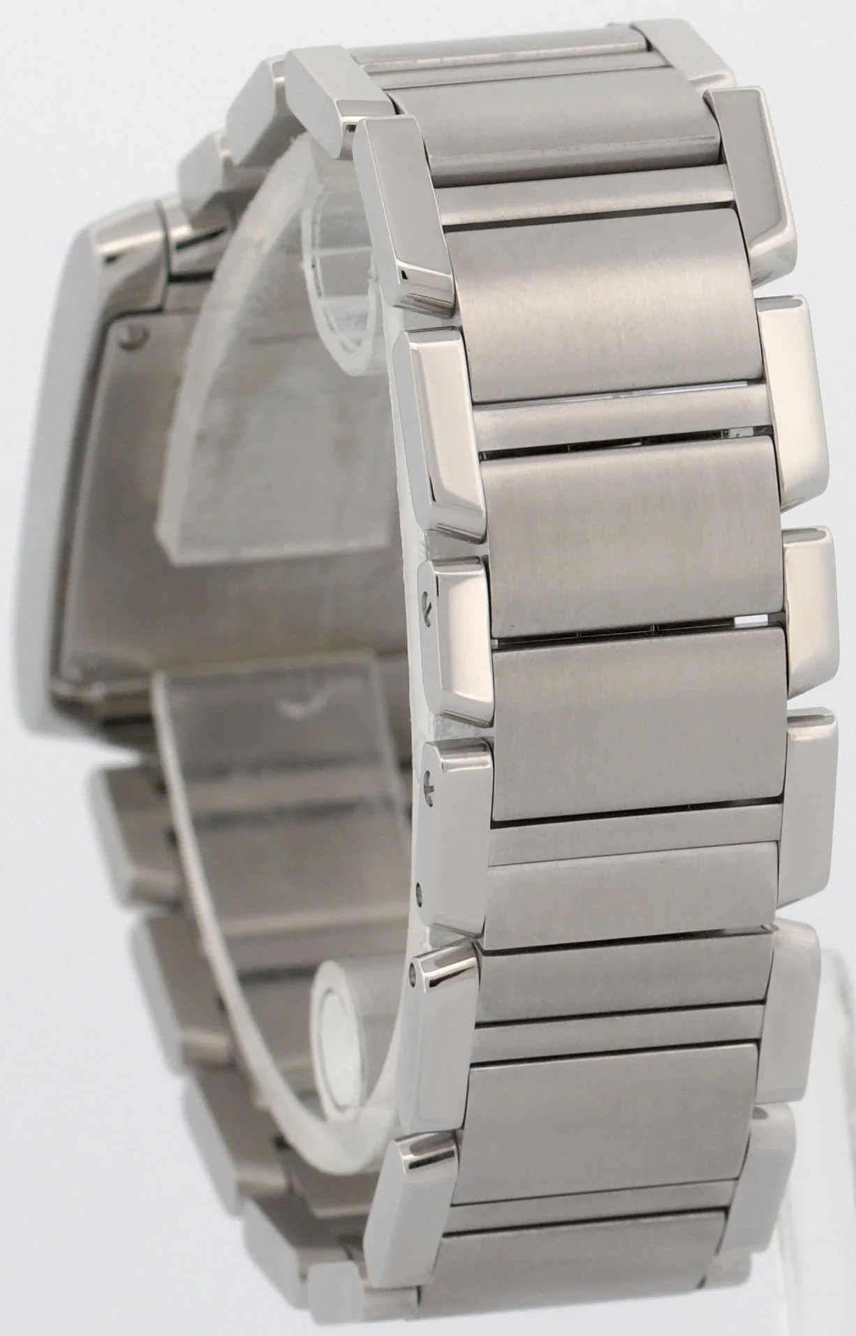 2018 PAPERS Ladies Cartier Tank Francaise 25mm DIAMOND Steel W4TA0009 3751 BOX - Image 5