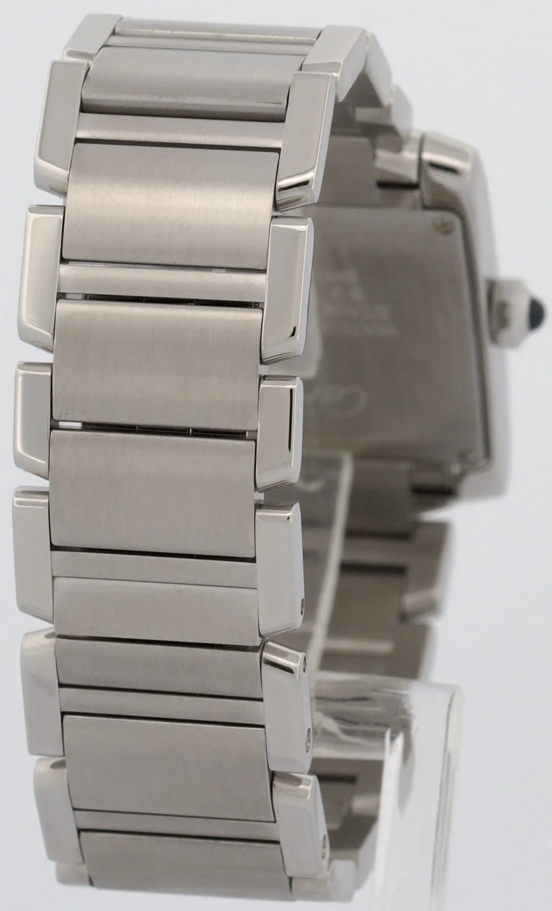 2018 PAPERS Ladies Cartier Tank Francaise 25mm DIAMOND Steel W4TA0009 3751 BOX - Image 6