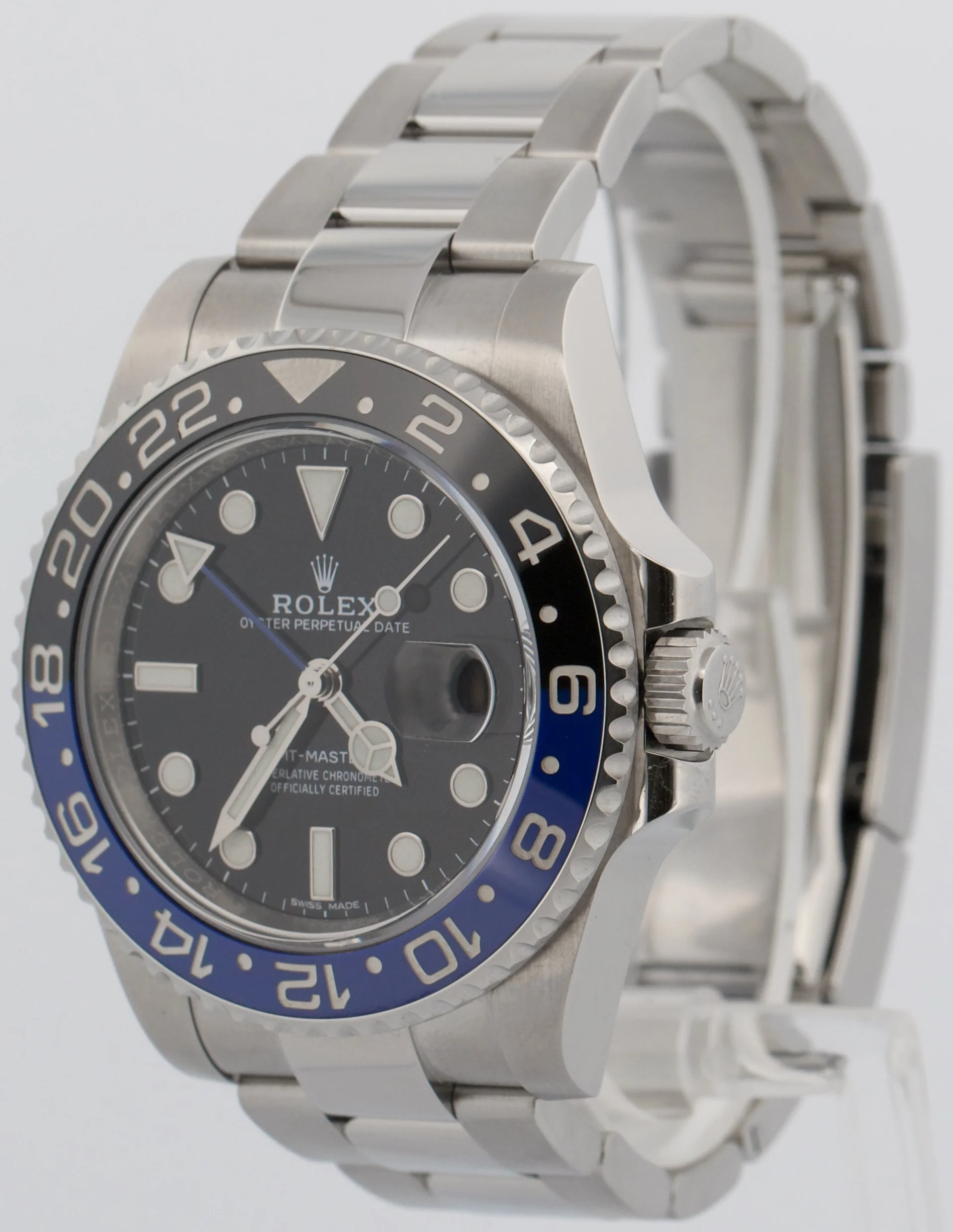 2018 PAPERS Rolex GMT-Master II BATMAN Blue Steel Ceramic 40mm 116710 BLNR BOX - Image 3