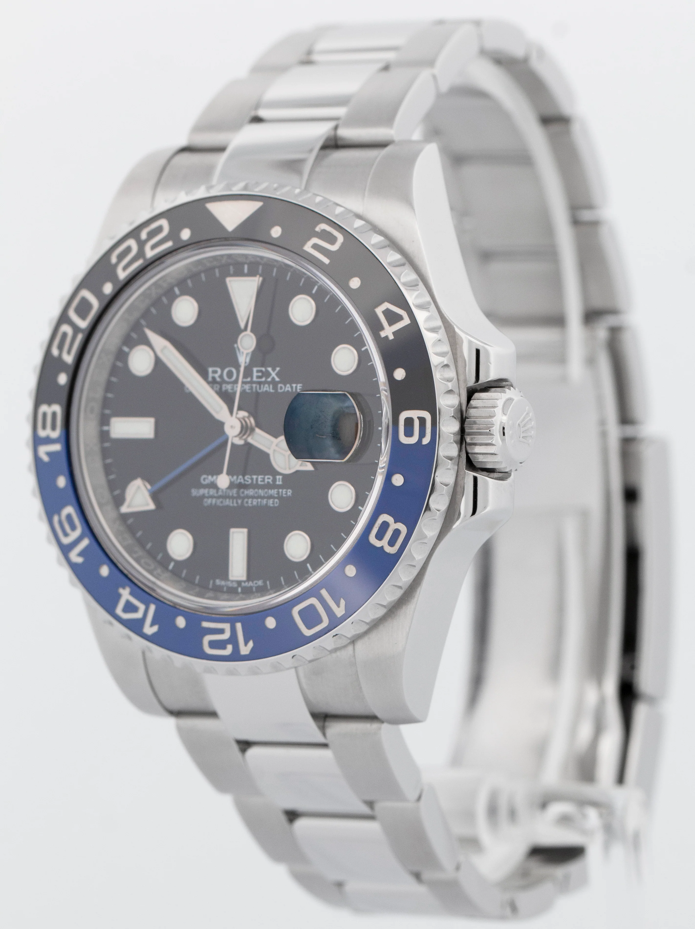2018 PAPERS Rolex GMT-Master II BATMAN Ceramic Blue Steel 40mm 116710 BLNR BOX - Image 3