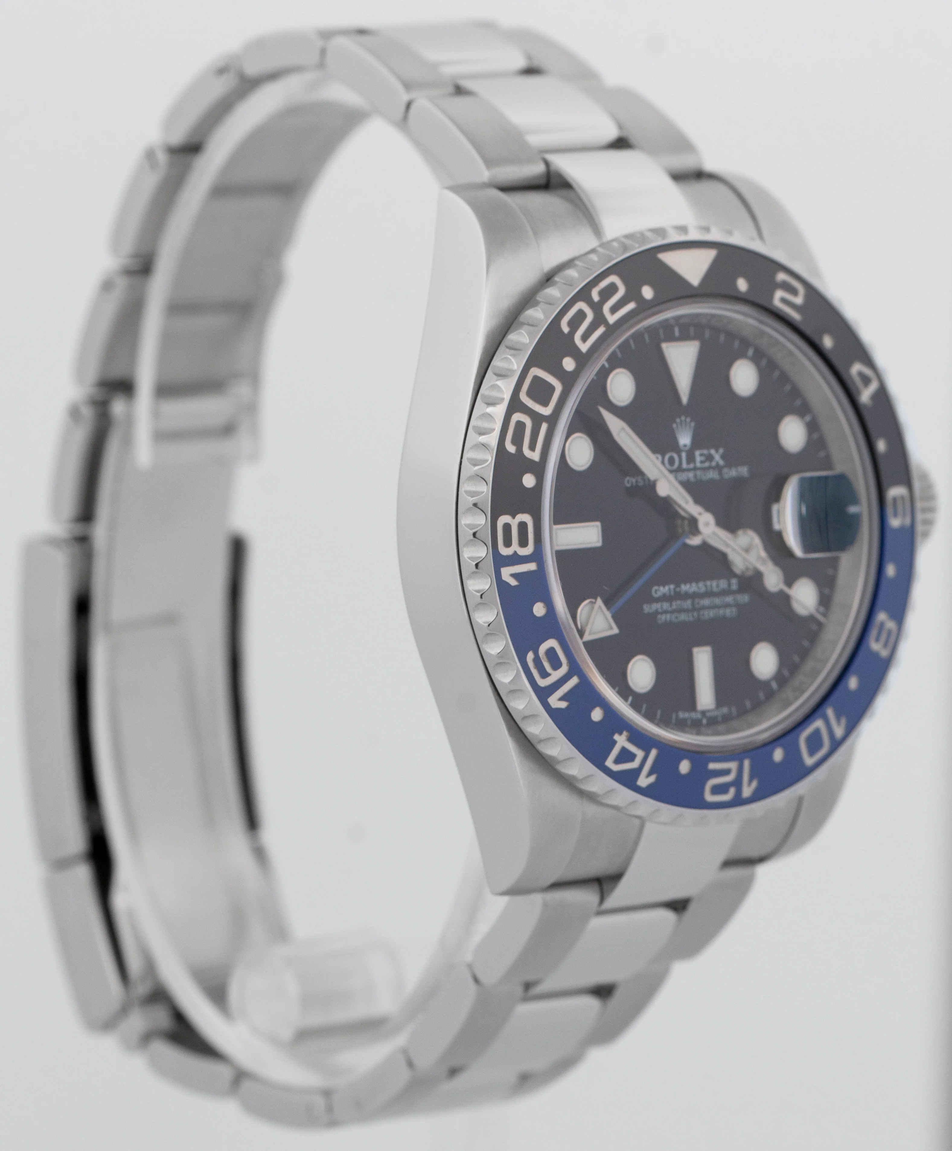 2018 PAPERS Rolex GMT-Master II BATMAN Ceramic Blue Steel 40mm 116710 BLNR BOX - Image 4