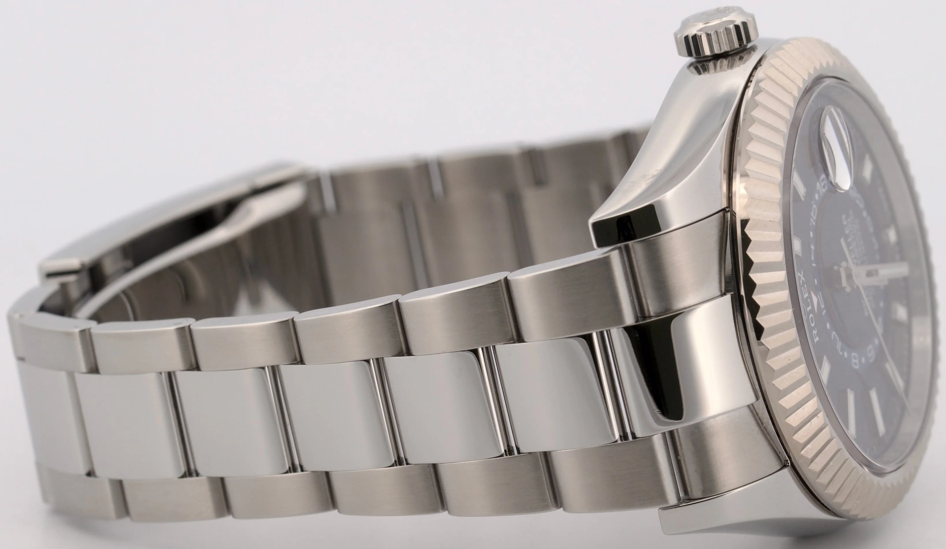 2018 PAPERS Rolex Sky-Dweller BLUE Steel 18K White Gold 42mm OYSTER 326934 BOX - Image 8