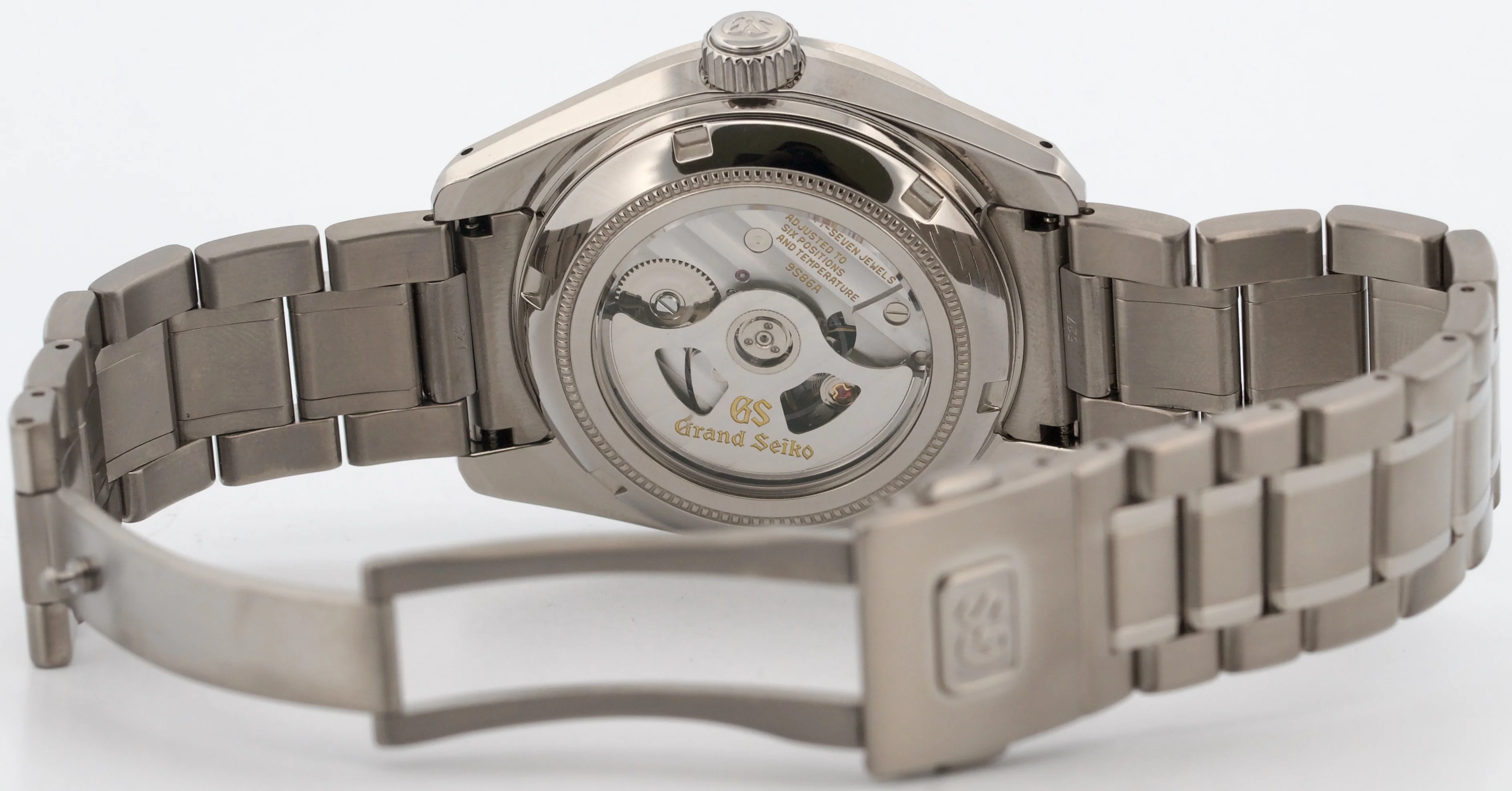 2019 PAPERS Grand Seiko Heritage Hi-Beat TITANIUM Black Orange SBGJ213 40mm BOX - Image 10