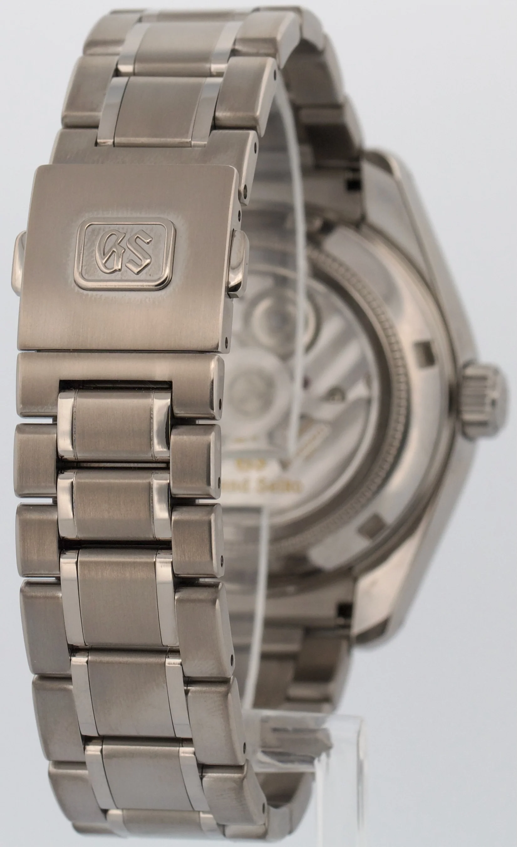 2019 PAPERS Grand Seiko Heritage Hi-Beat TITANIUM Black Orange SBGJ213 40mm BOX - Image 6