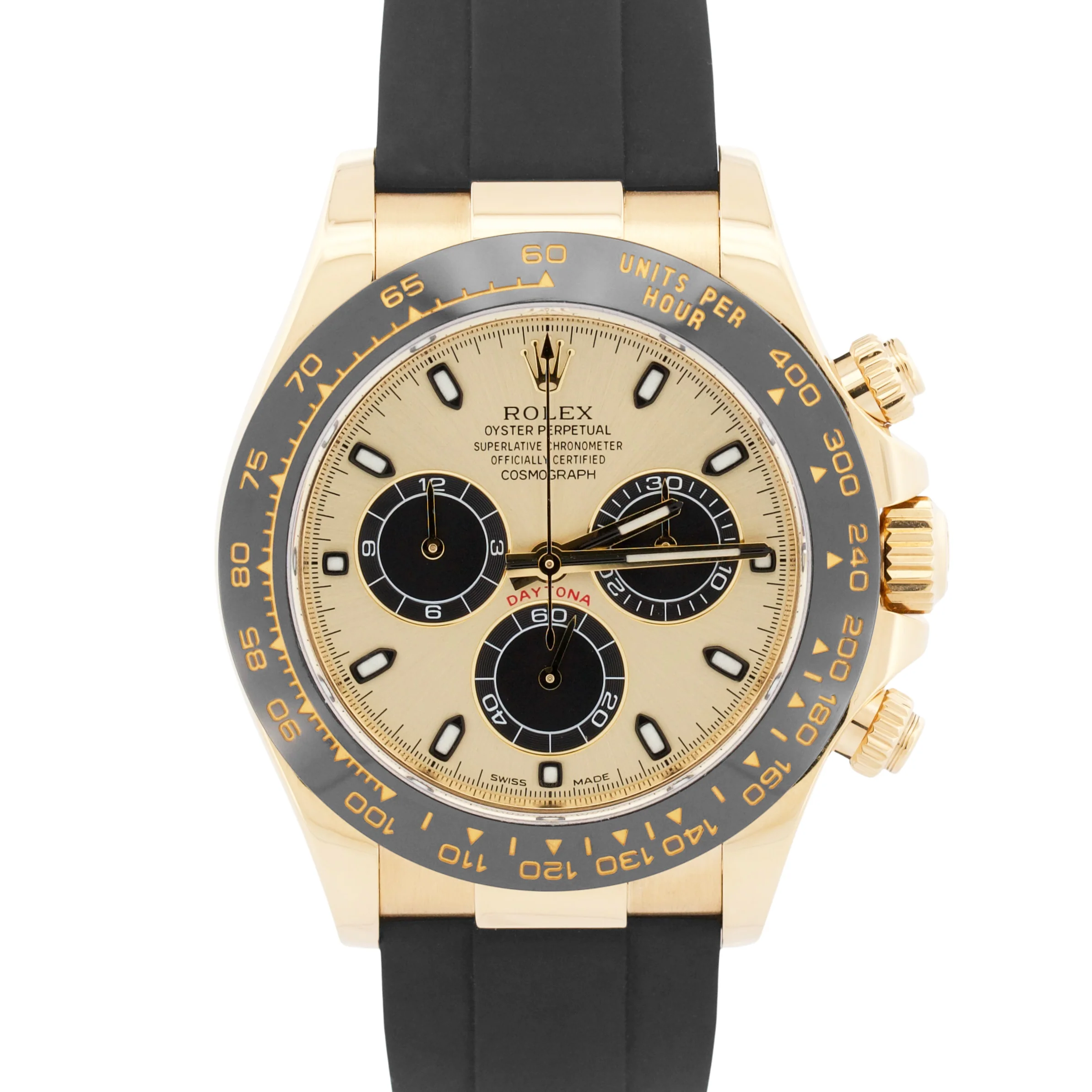 2019 PAPERS Rolex Daytona PIKACHU Champagne 18K YML Oysterflex 116518 LN BOX
