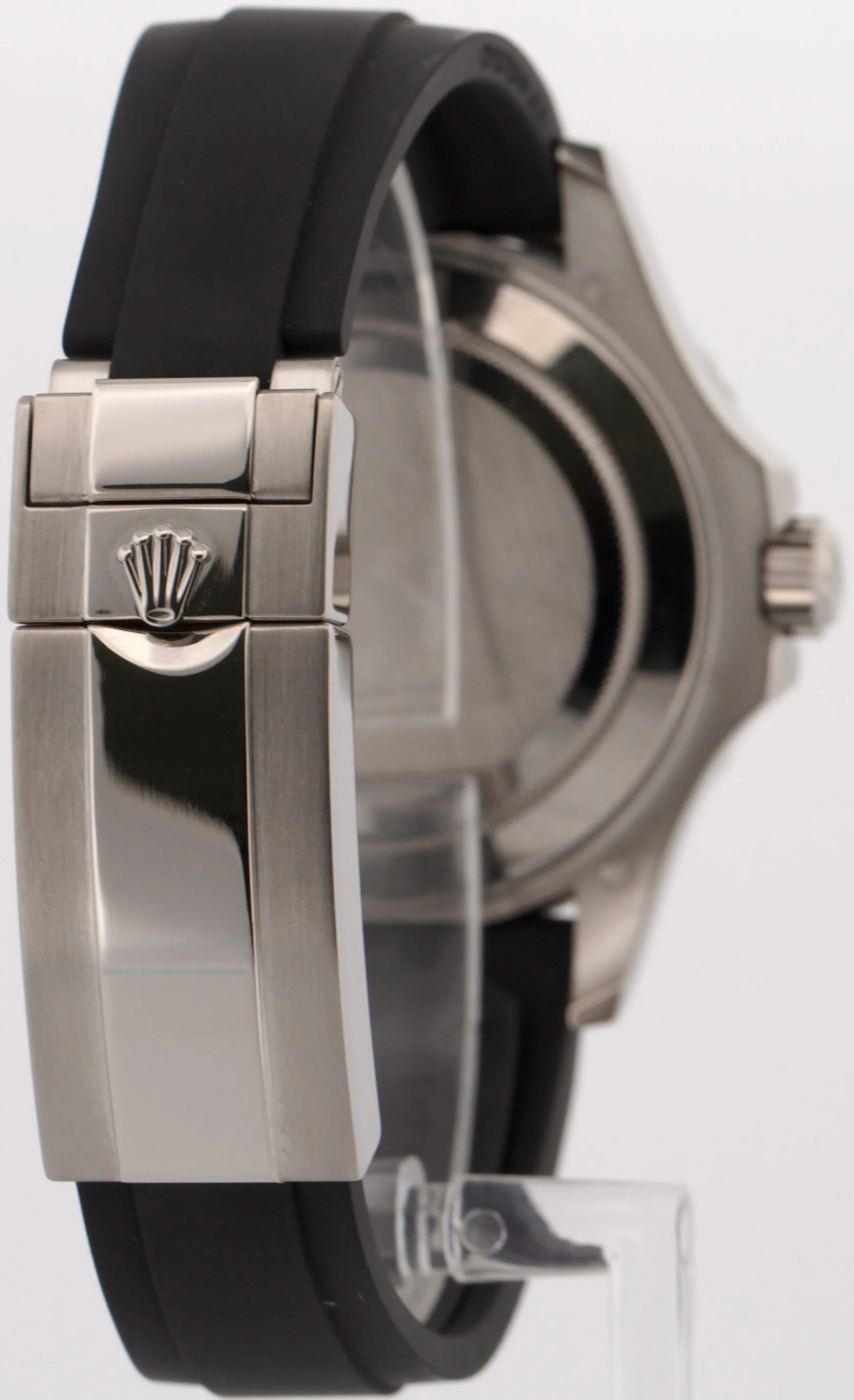 2019 PAPERS Rolex Yacht-Master BLACK 18K White Gold Oysterflex 42mm 226659 BOX - Image 6