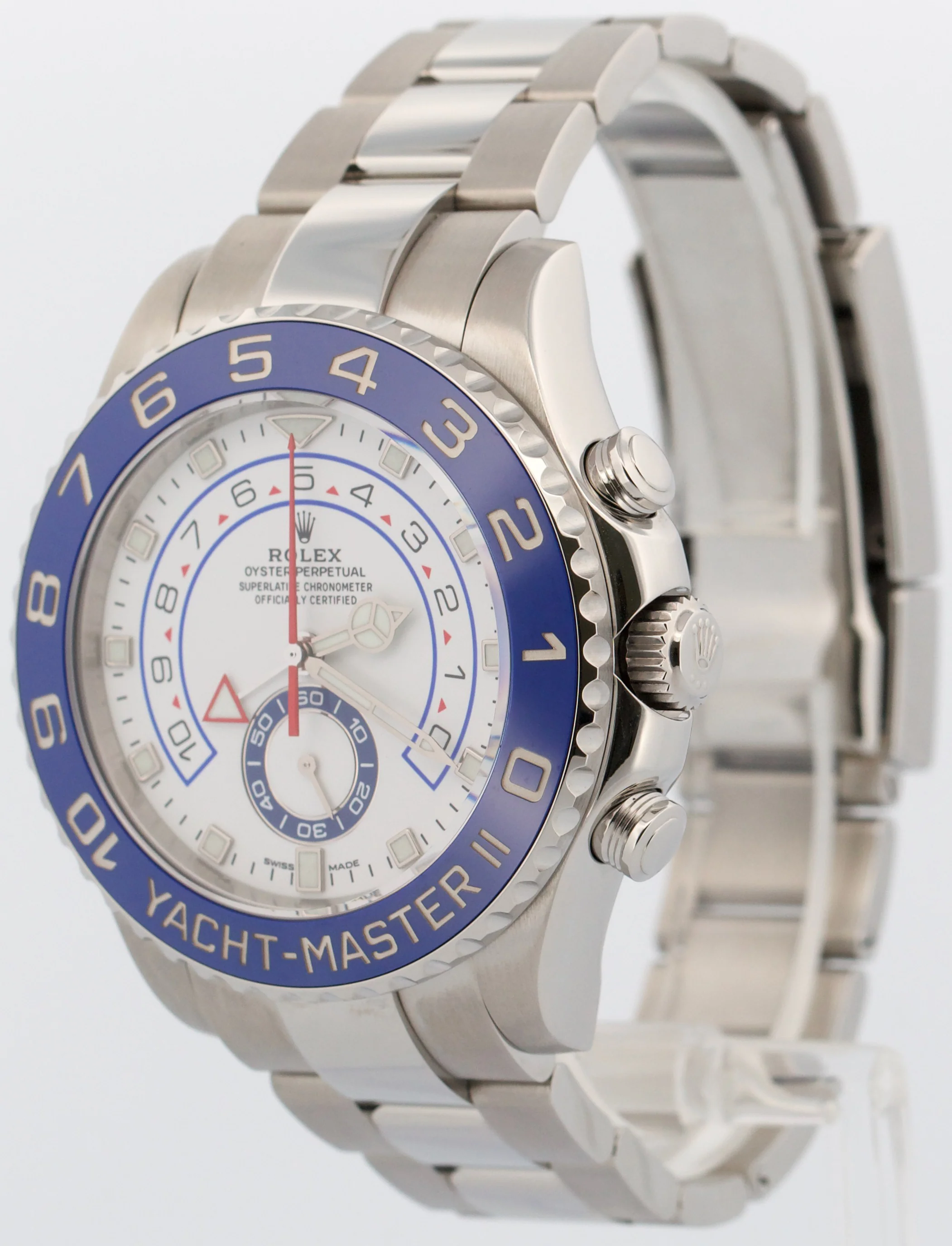 2019 PAPERS Rolex Yacht-Master II NEW HANDS 44mm Blue 116680 Steel YM2 Watch BOX - Image 3