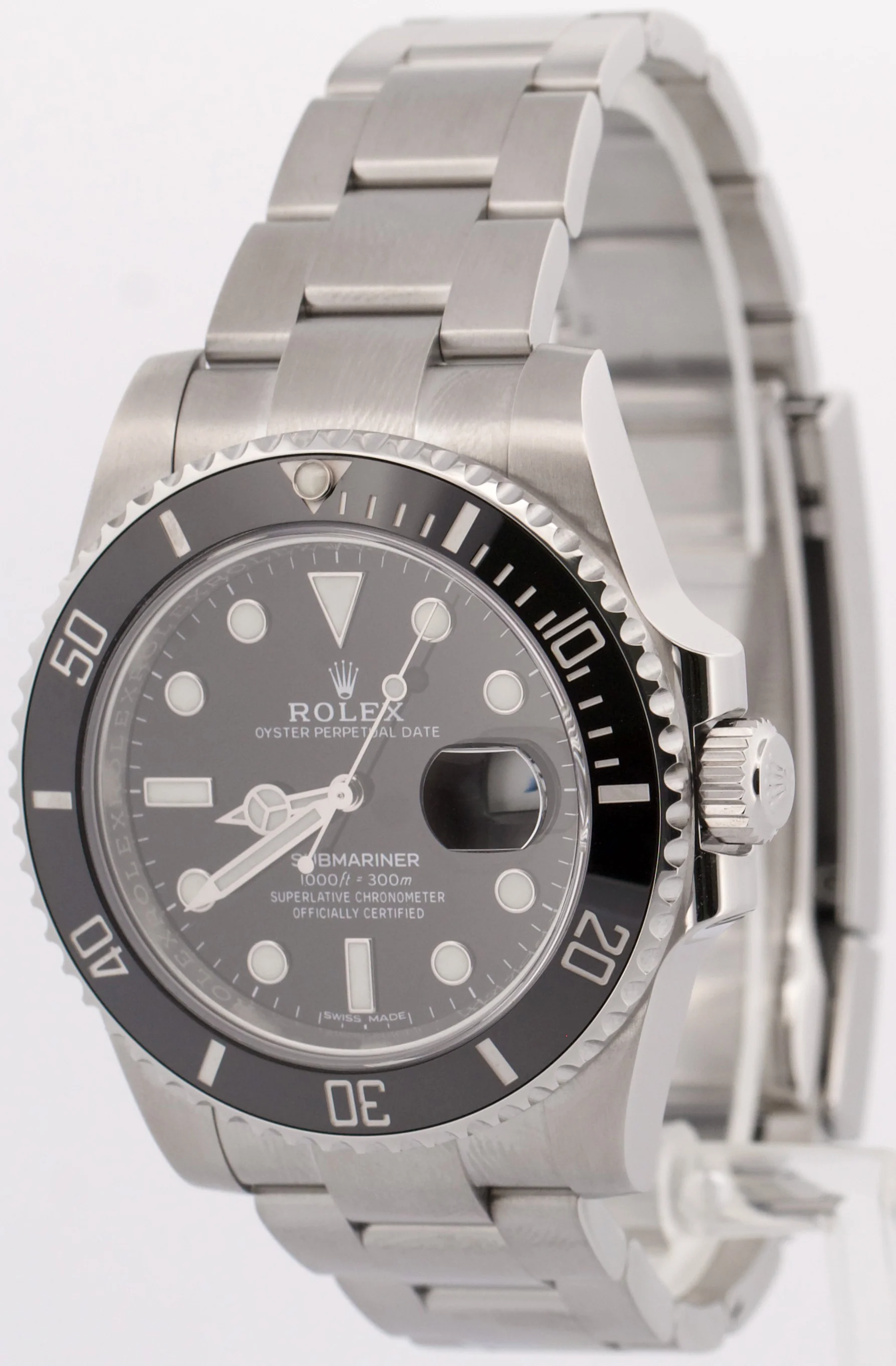 2020 NFC PAPERS Rolex Submariner Date BLACK Steel 40mm Watch 116610 LN BOX - Image 3