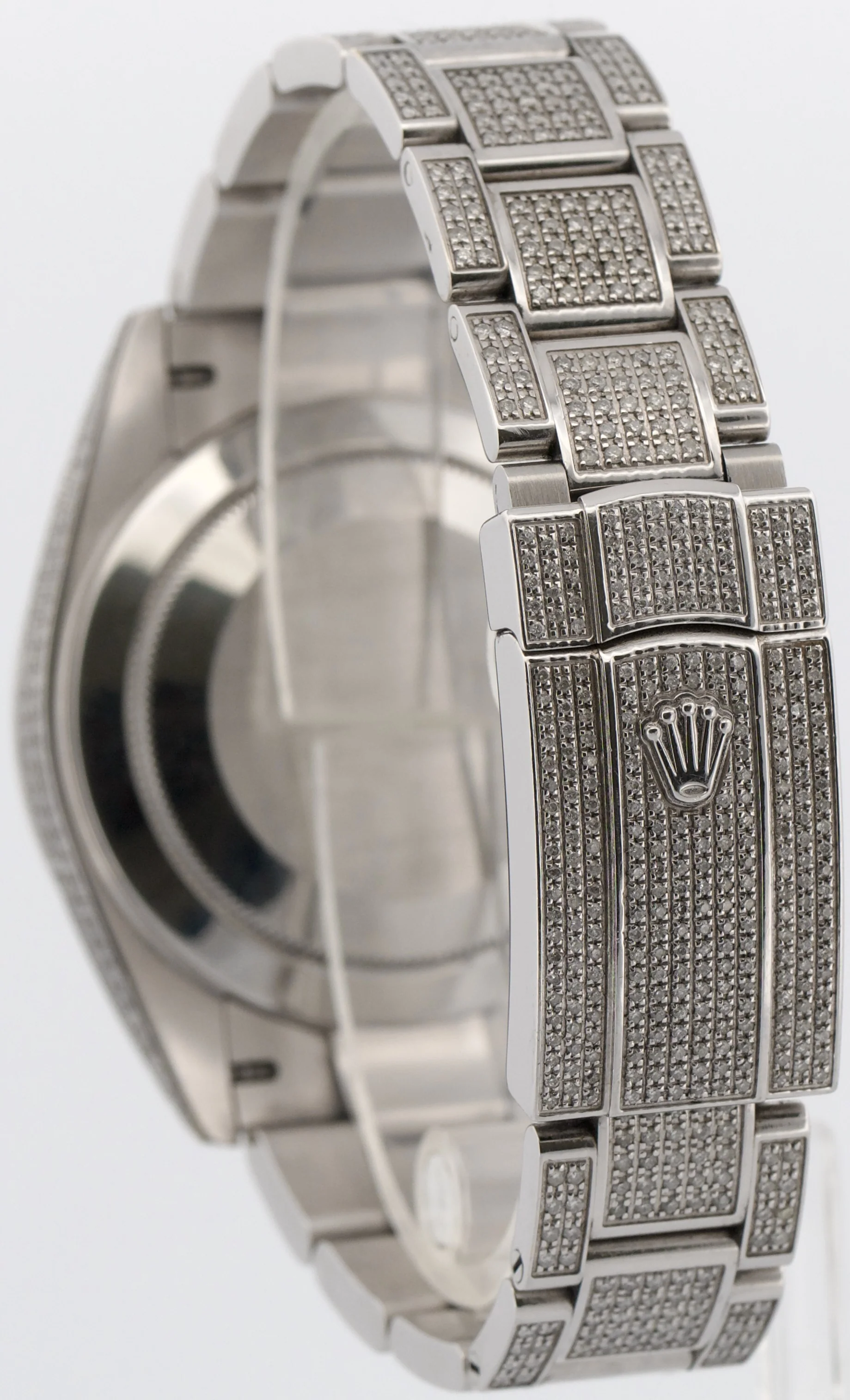 2020 PAPERS Rolex DateJust 41 PAVE DIAMOND Steel OYSTER 41mm 126300 Watch BOX - Image 5