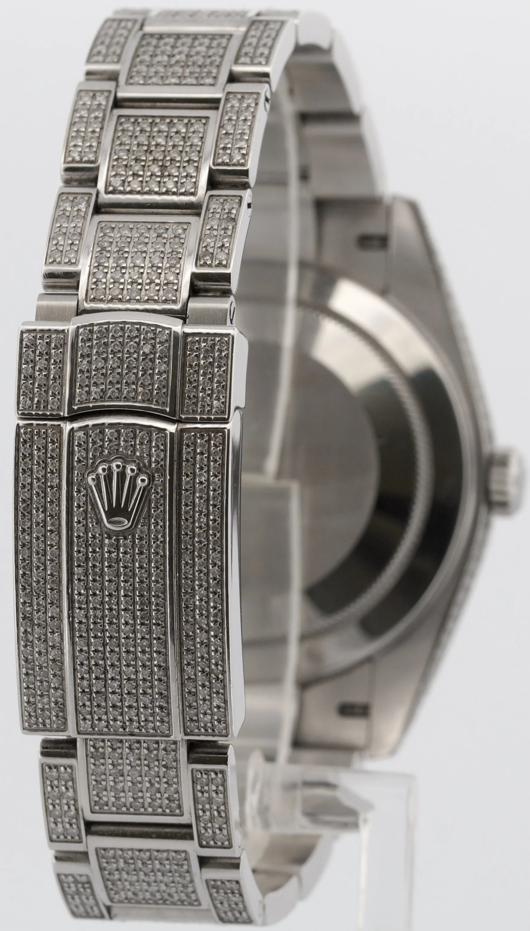 2020 PAPERS Rolex DateJust 41 PAVE DIAMOND Steel OYSTER 41mm 126300 Watch BOX - Image 6
