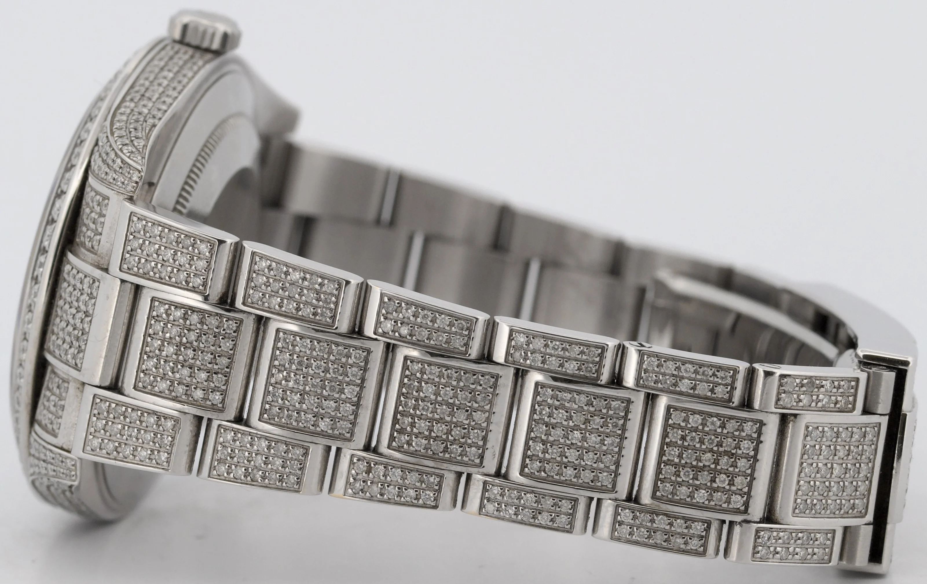 2020 PAPERS Rolex DateJust 41 PAVE DIAMOND Steel OYSTER 41mm 126300 Watch BOX - Image 7
