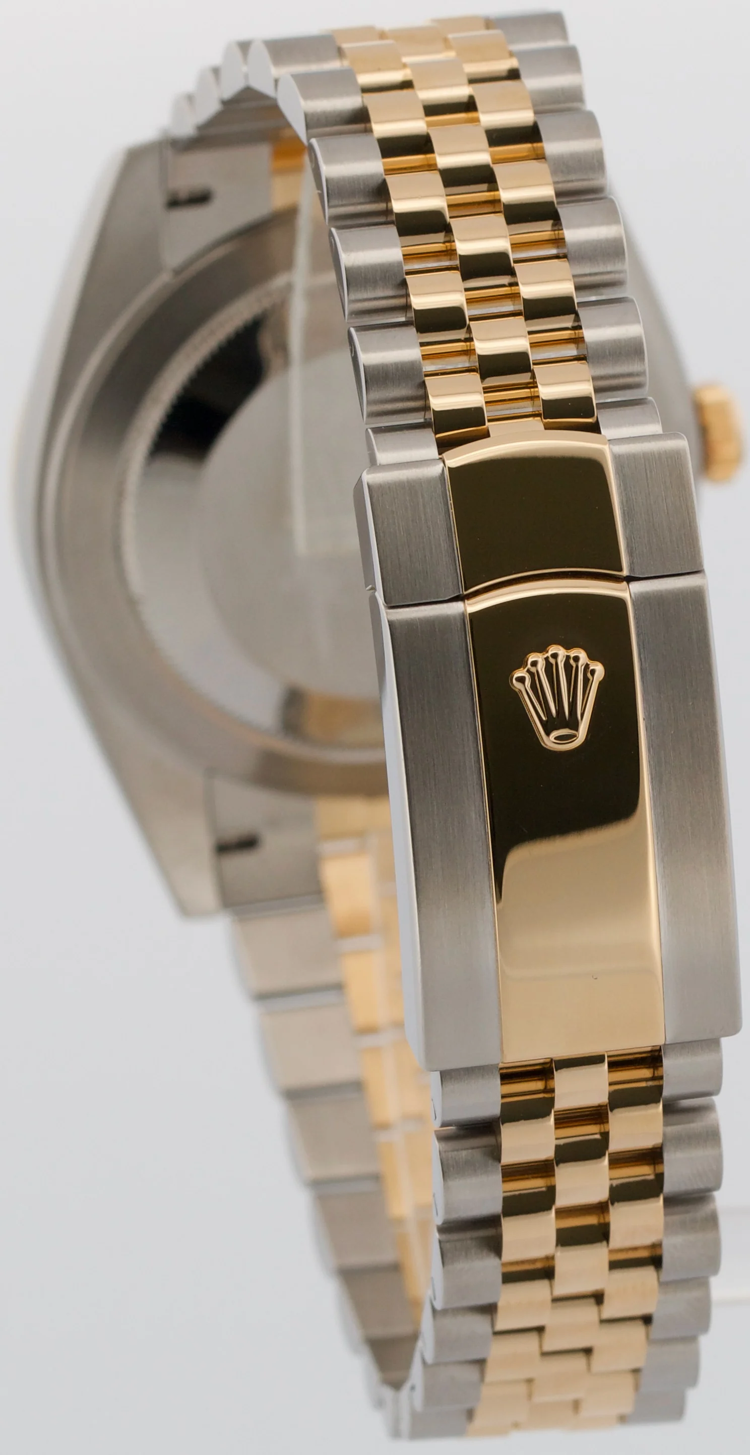 2020 PAPERS Rolex DateJust BLACK DIAMOND 18K Gold Steel JUBILEE 41mm 126333 BOX - Image 5