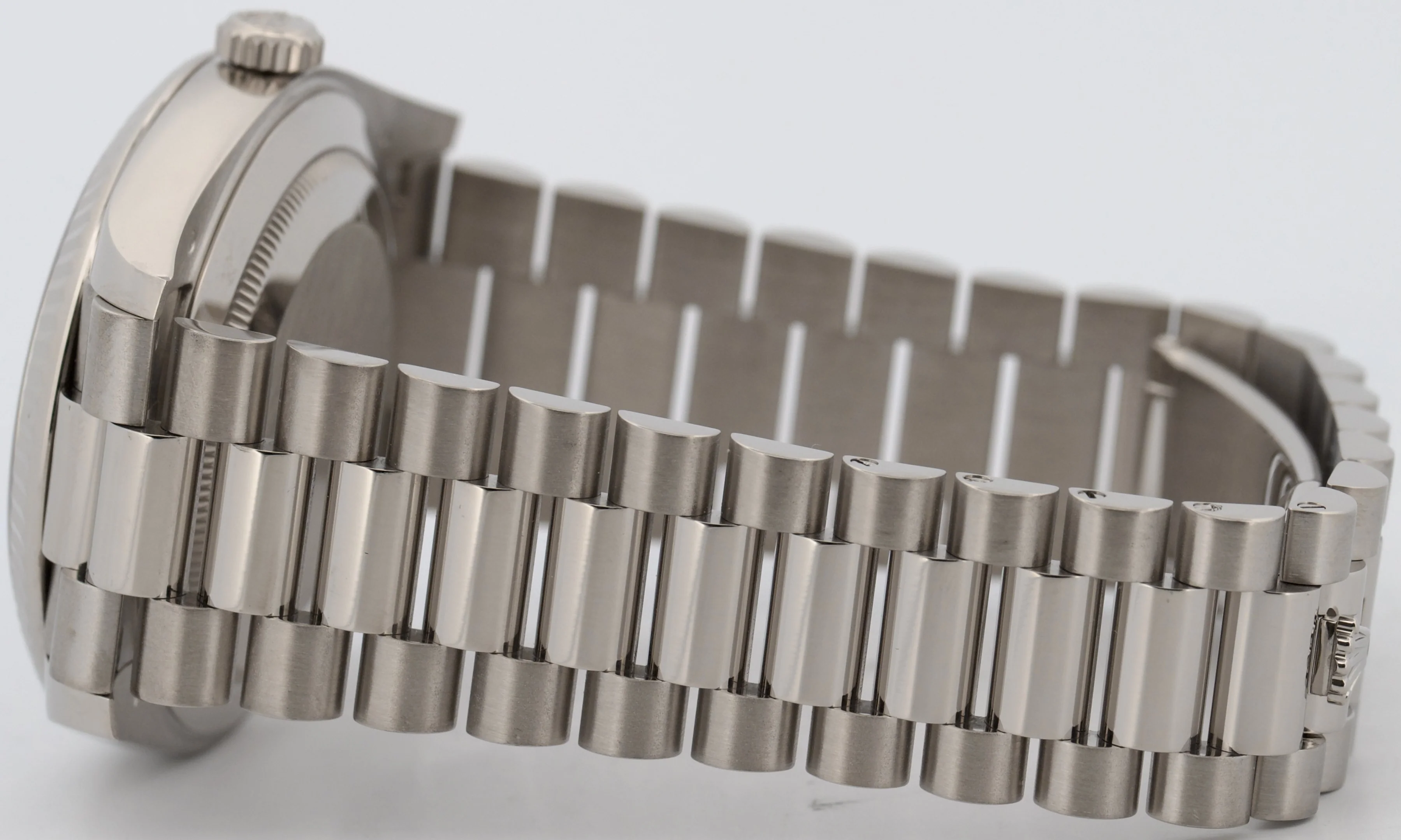 2020 PAPERS Rolex Day-Date President 40mm OLIVE GREEN 18K White Gold 228239 BOX - Image 7