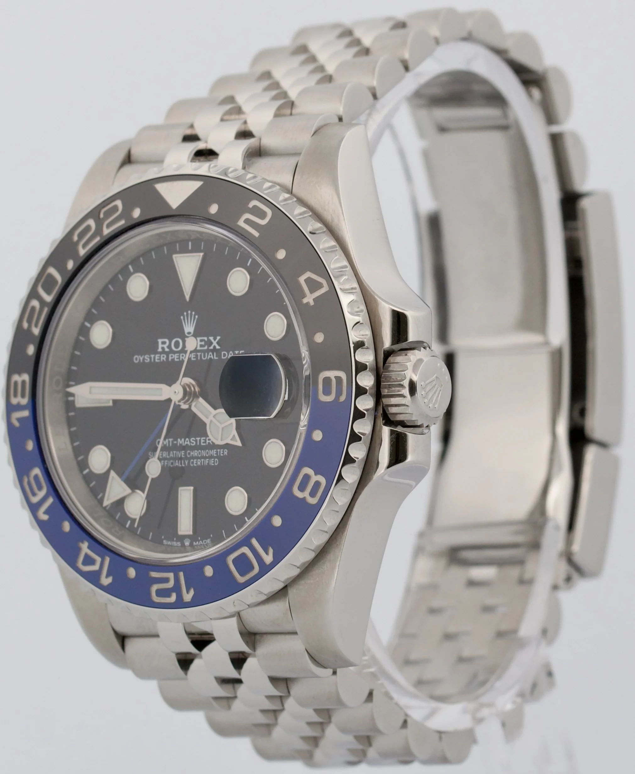 2020 PAPERS Rolex GMT-Master II BATGIRL Blue Black JUBILEE 40mm 126710 BLNR BOX - Image 3