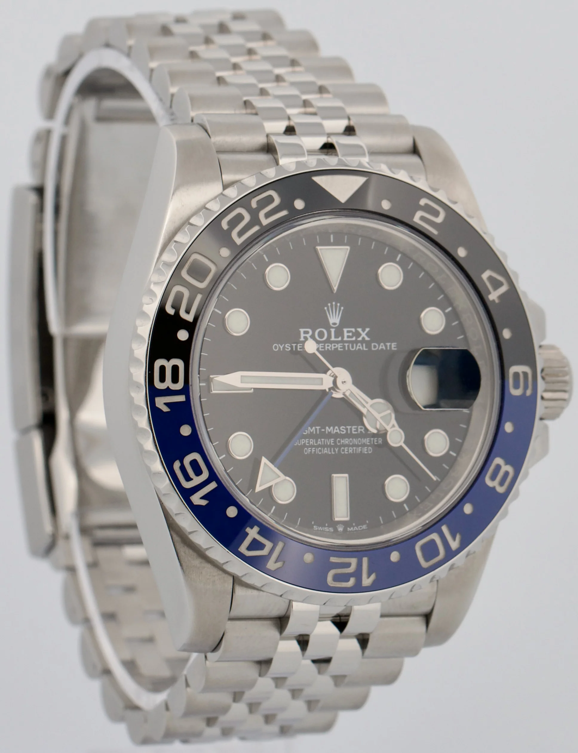 2020 PAPERS Rolex GMT-Master II BATGIRL Blue Black JUBILEE 40mm 126710 BLNR BOX - Image 4