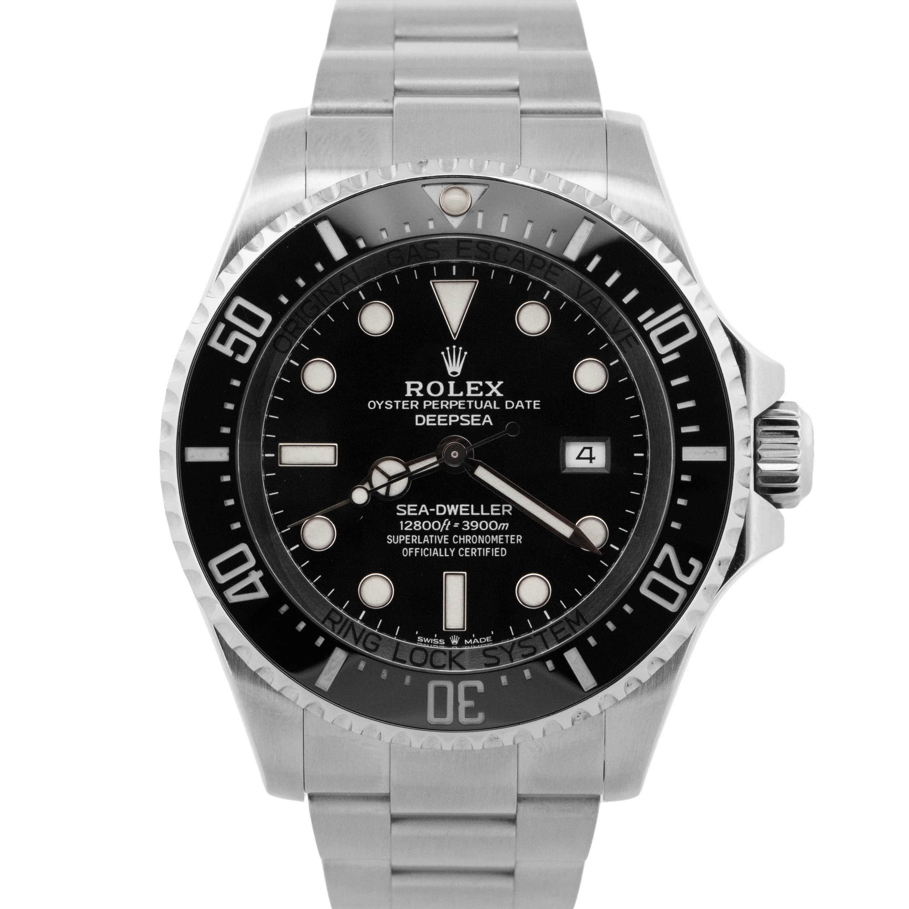 2020 PAPERS Rolex Sea-Dweller Deepsea BLACK 44mm Stainless Ceramic 126660 BOX