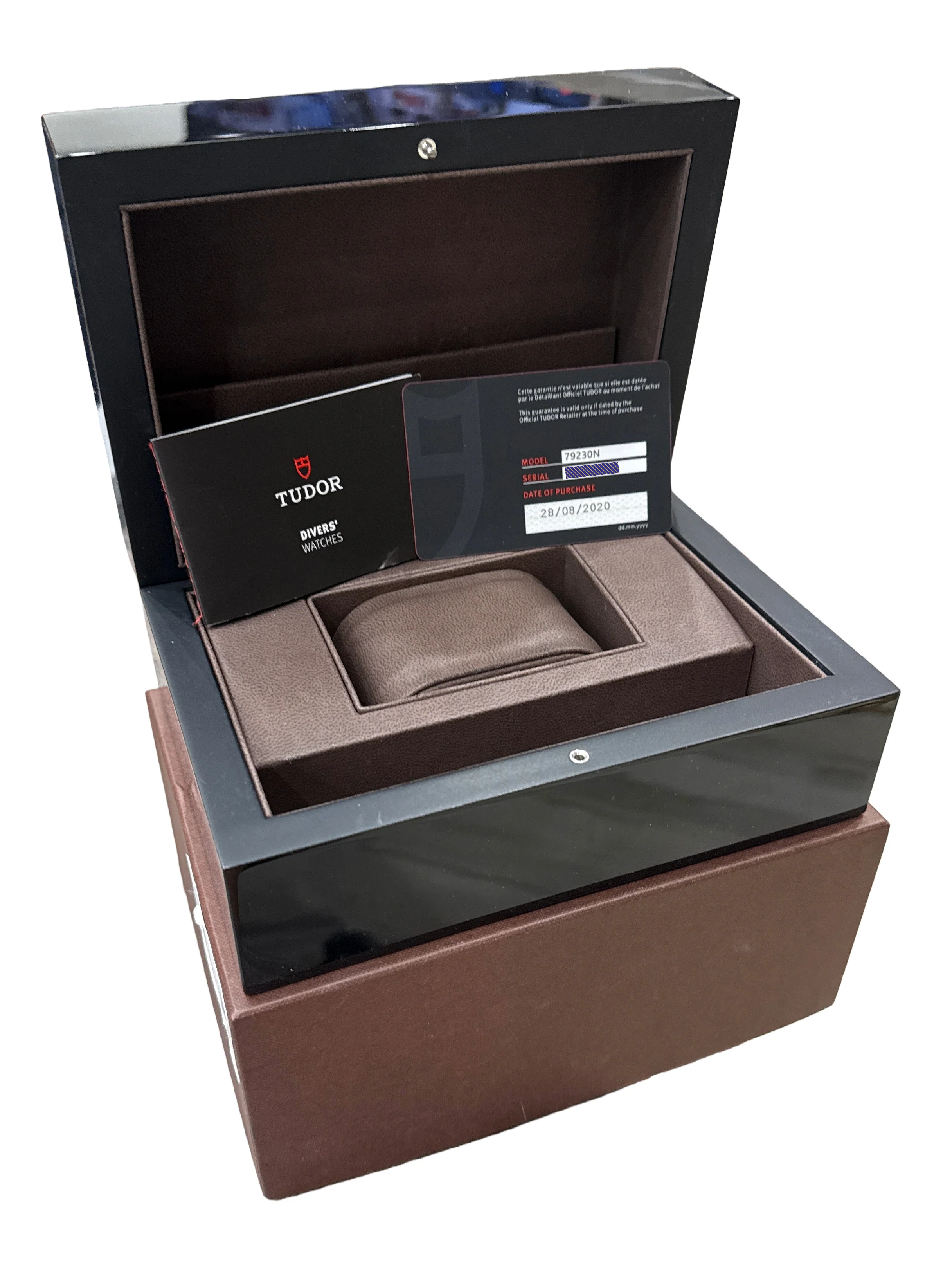 2020 PAPERS Tudor Black Bay BLACK Stainless Steel Watch 41mm 79230N BOX - Image 2