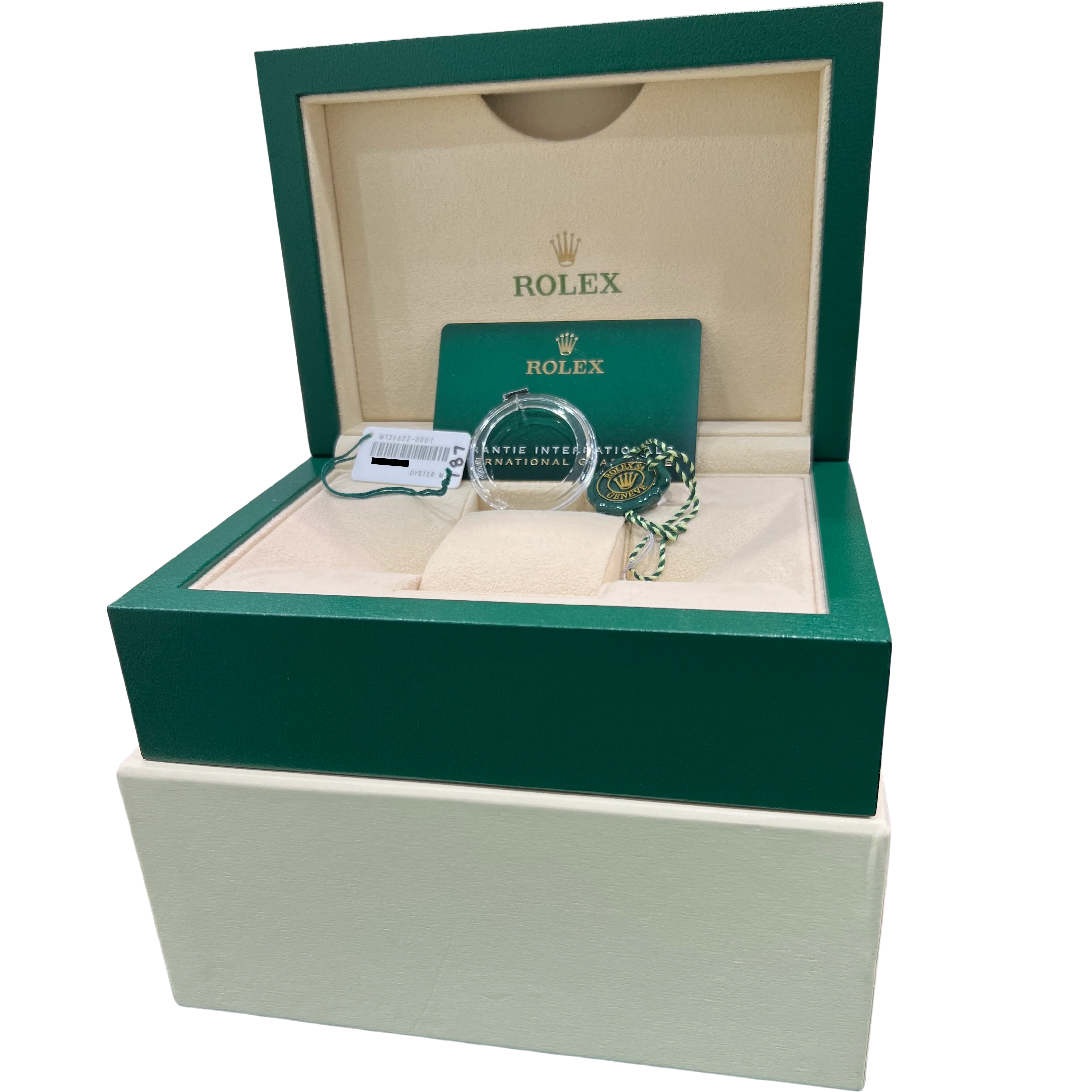 NEW PAPERS Rolex Yacht-Master 40 Rhodium Blue Platinum Steel 126622 Watch BOX - Image 2