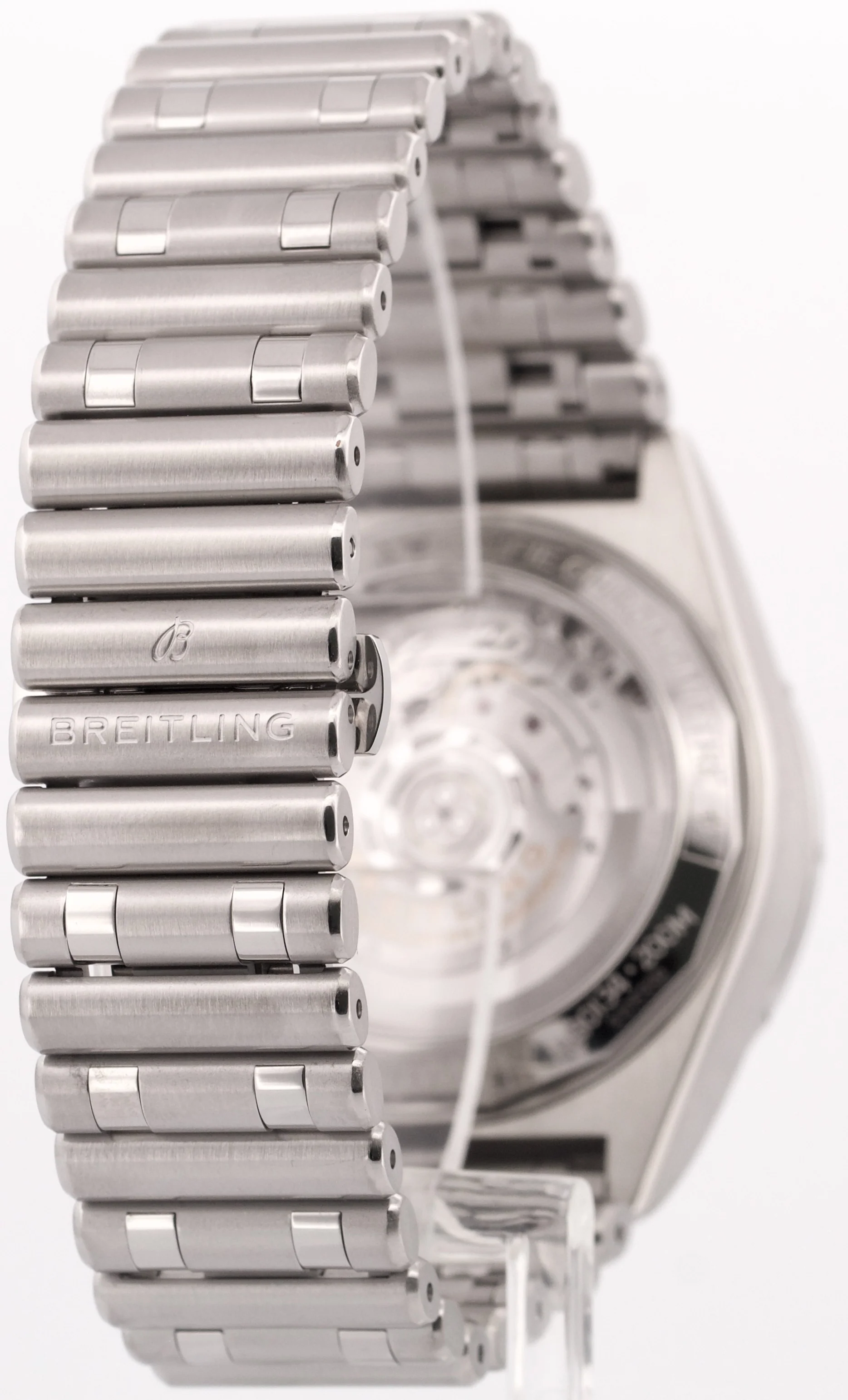 2021 PAPERS Breitling Chronomat B01 SALMON Stainless Steel 42mm AB0134 BOX - Image 5