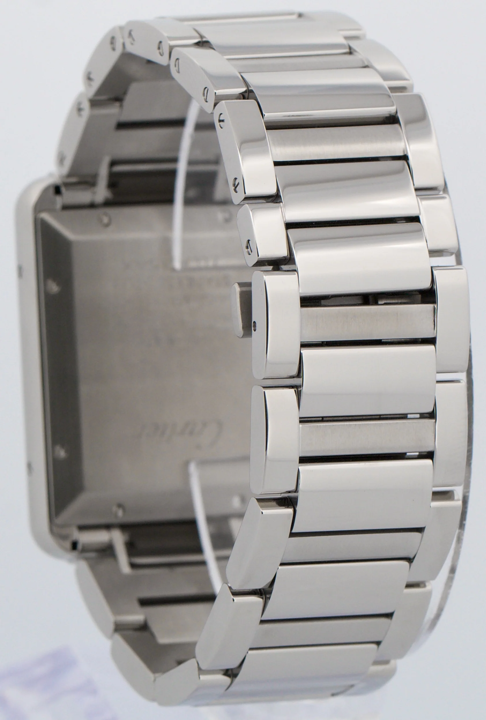 2021 PAPERS Cartier Tank Must XL Steel SILVER 31mmX41mm 4324 WSTA0053 Watch BOX - Image 5