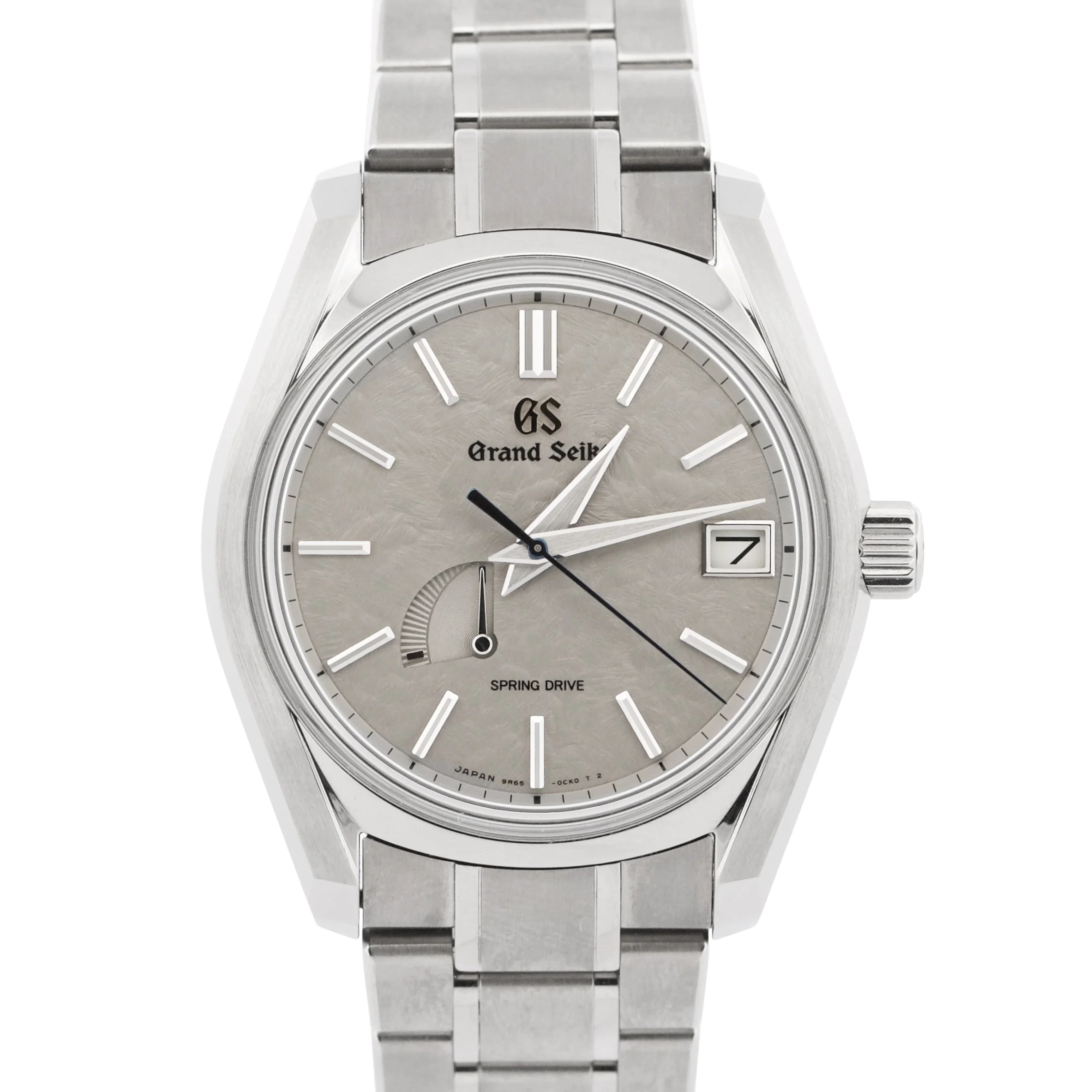 2021 PAPERS Grand Seiko Heritage GREY SILVER Titanium TAISETSU 40mm SBGA415 BOX