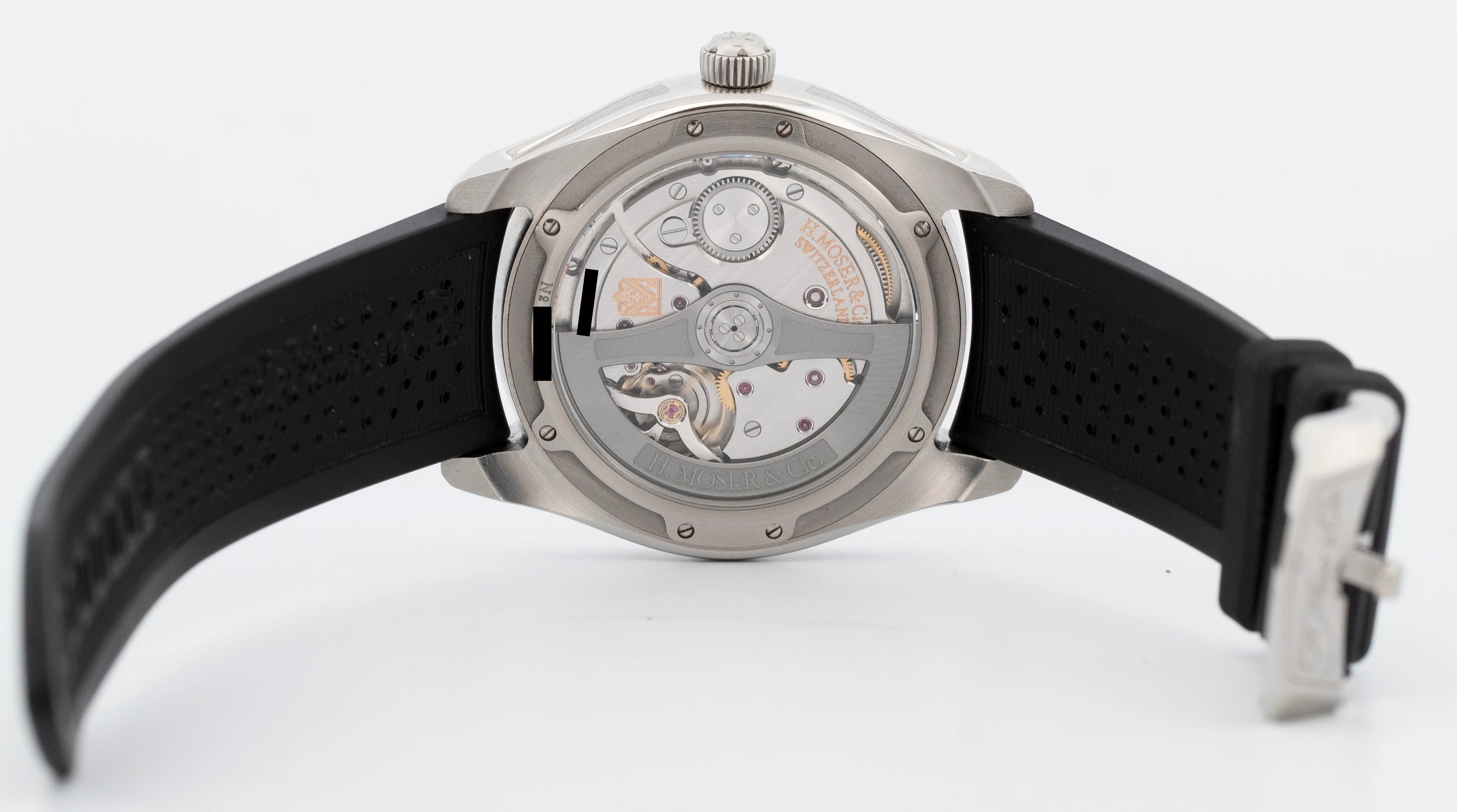 2021 PAPERS H. Moser & Cie Pioneer Centre Seconds Mad Red Fumé 3200-1207 BOX - Image 6