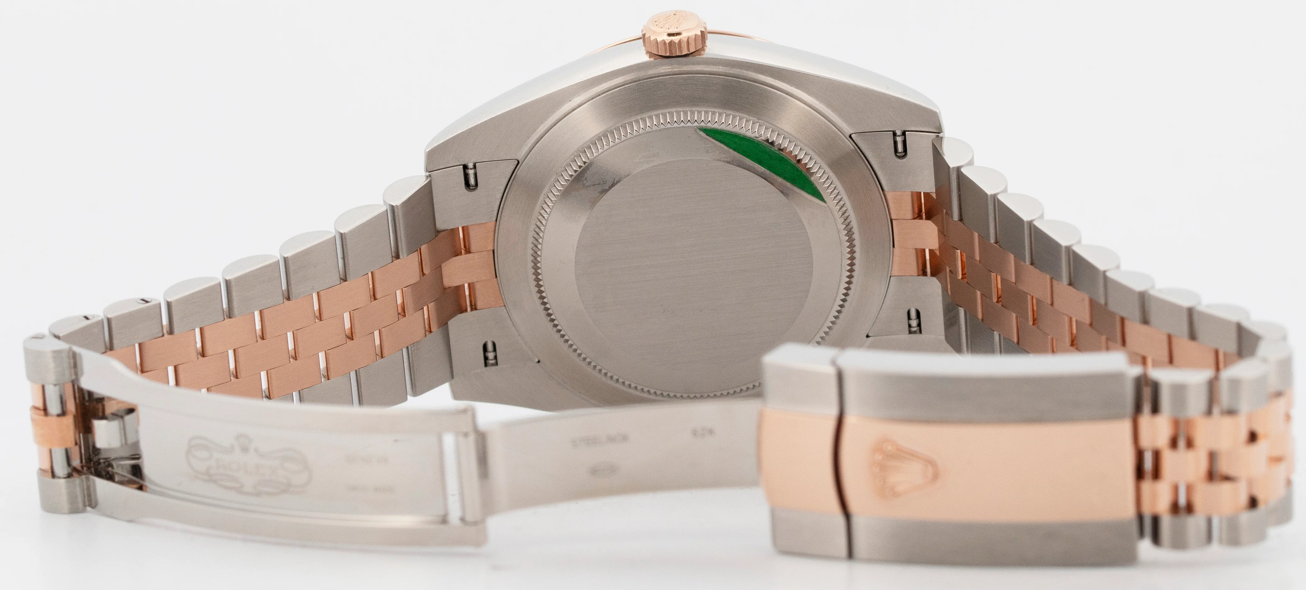 2021 PAPERS Rolex DateJust 41mm Chocolate JUBILEE Two-Tone Gold 126331 Watch BOX - Image 10