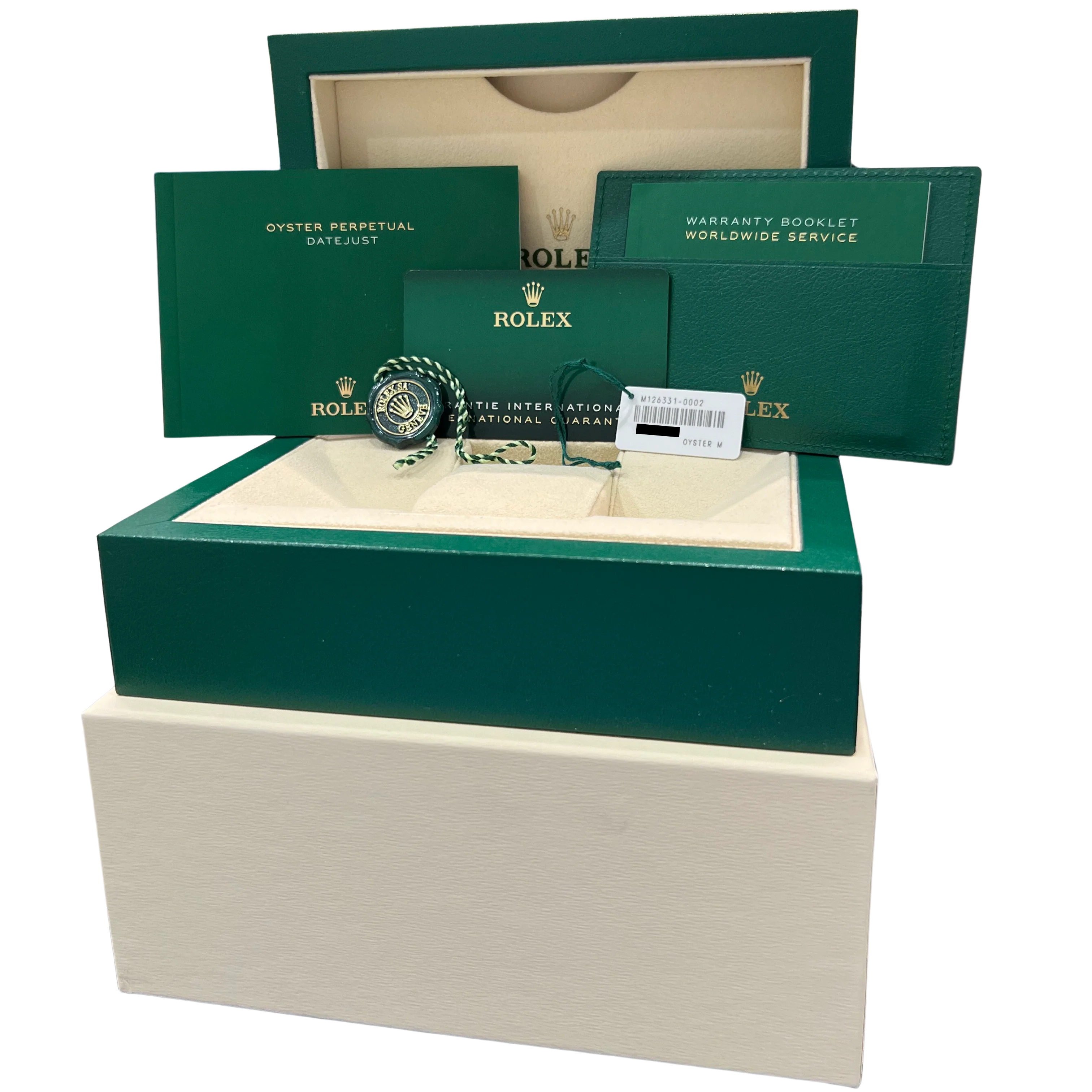 2021 PAPERS Rolex DateJust 41mm Chocolate JUBILEE Two-Tone Gold 126331 Watch BOX - Image 2