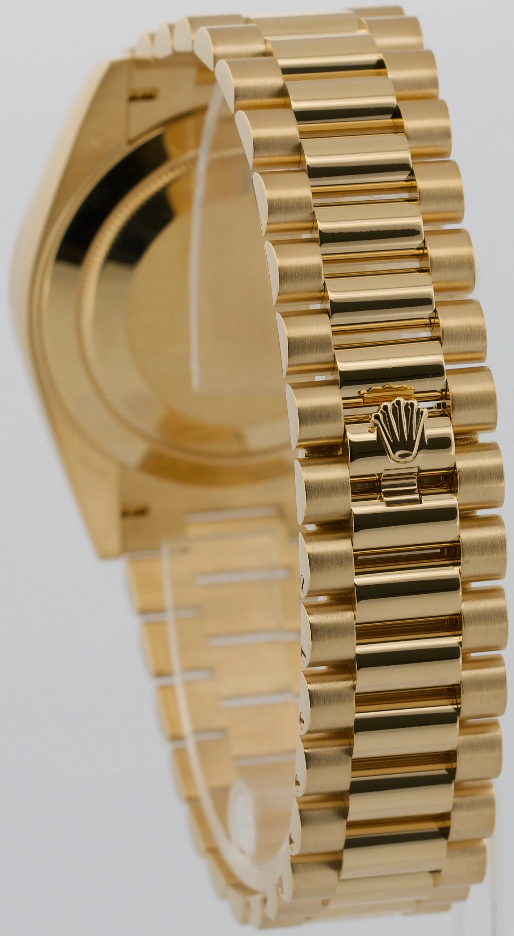 2021 PAPERS Rolex Day-Date President 40mm CHAMPAGNE BAGUETTE 18K Gold 228238 BOX - Image 5