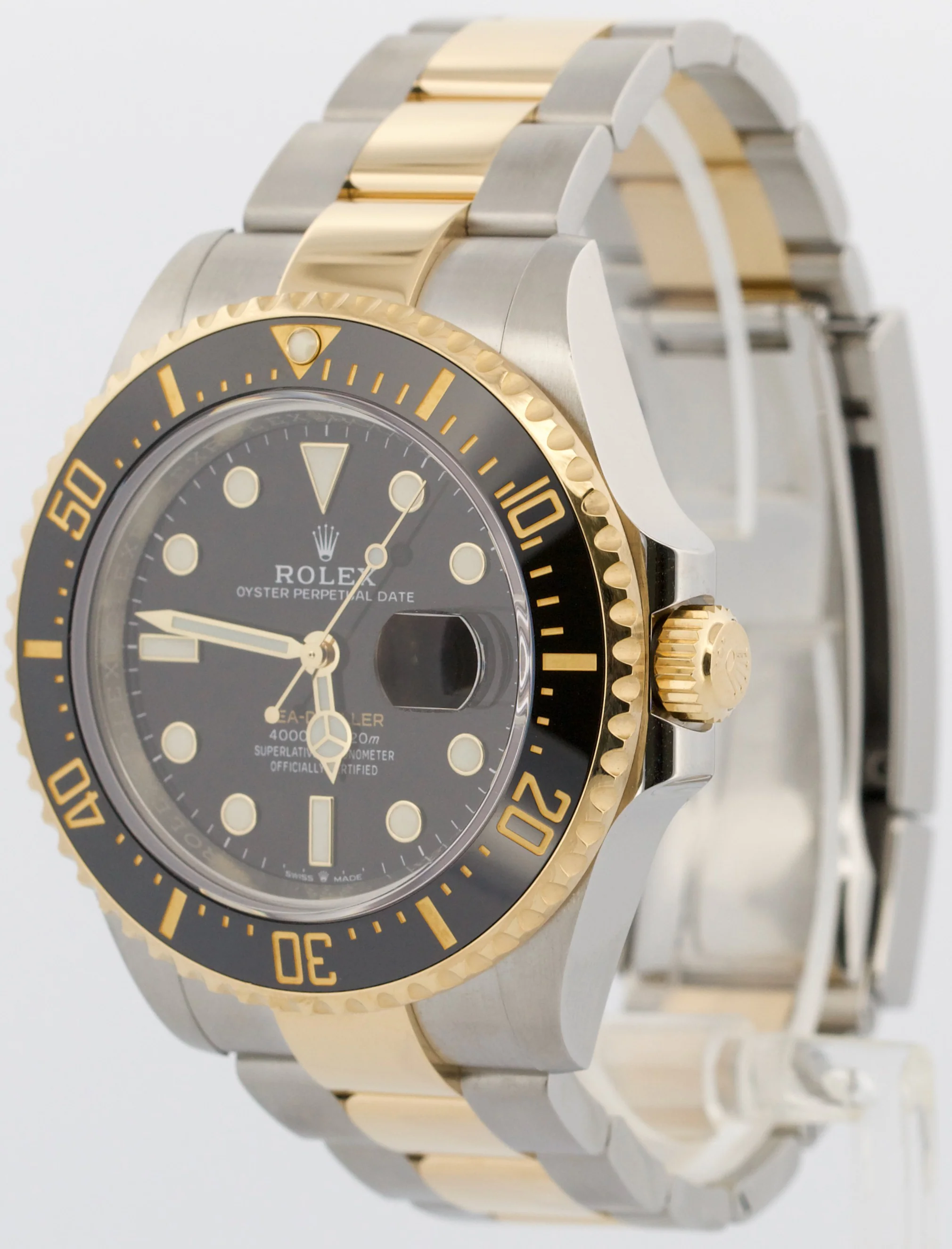 2021 PAPERS Rolex Sea-Dweller 43mm Two-Tone 18K Gold Steel Black 126603 BOX - Image 3