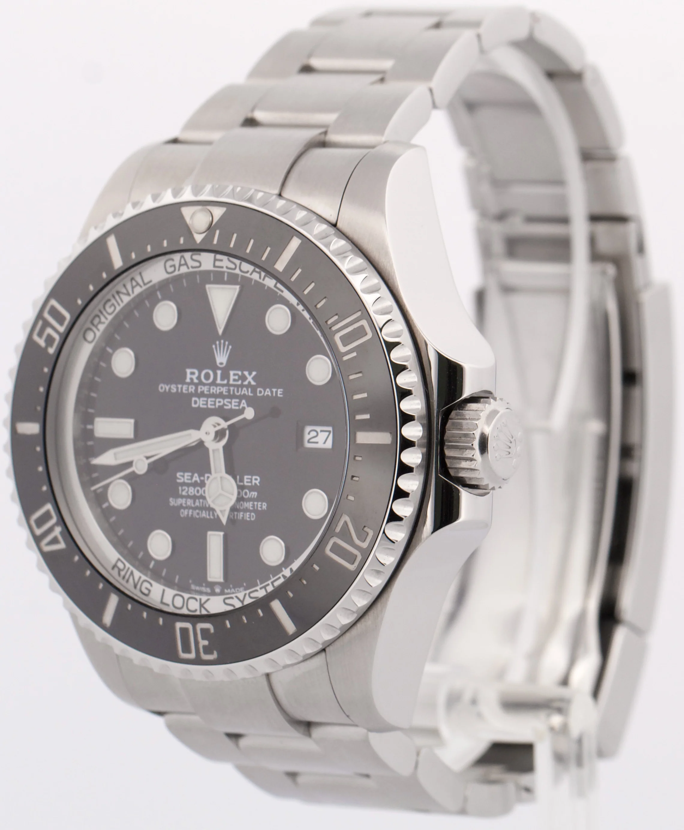 2021 PAPERS Rolex Sea-Dweller Deepsea BLACK 44mm Stainless Ceramic 126660 BOX - Image 3