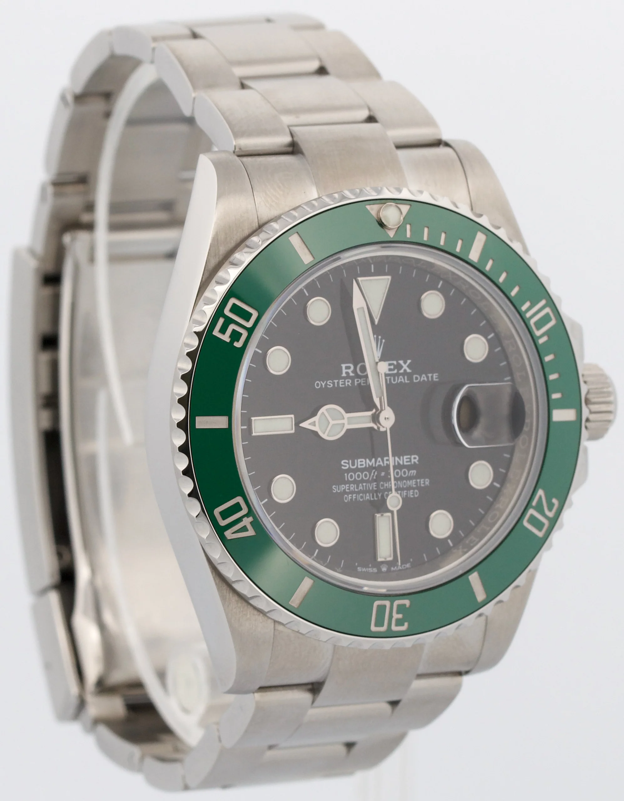 2021 PAPERS Rolex Submariner 41mm Date GREEN KERMIT Steel Ceramic 126610 LV BOX - Image 4