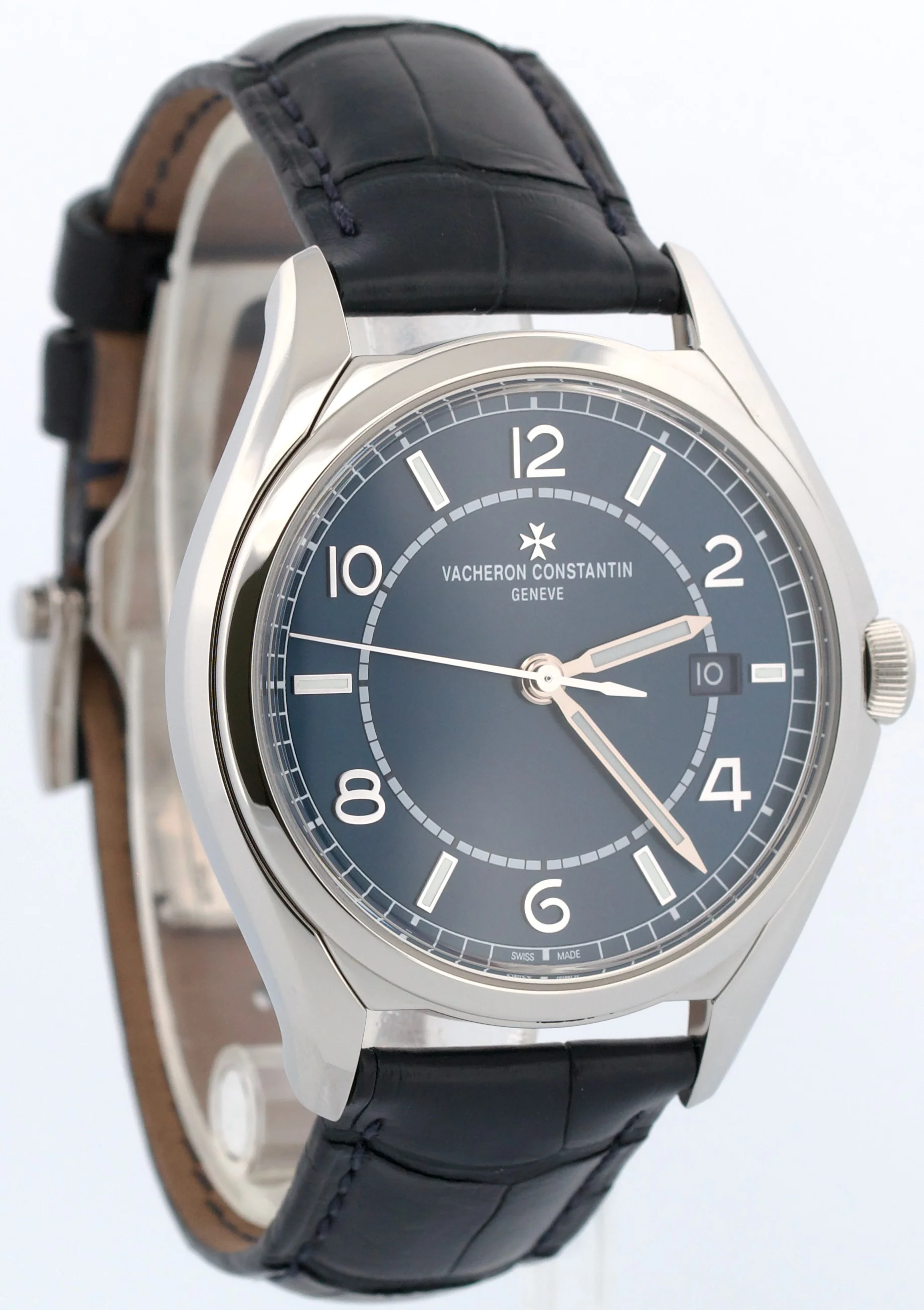 2021 PAPERS Vacheron Constantin Fiftysix 40mm BLUE Steel 4600E/000A-B487 BOX - Image 4