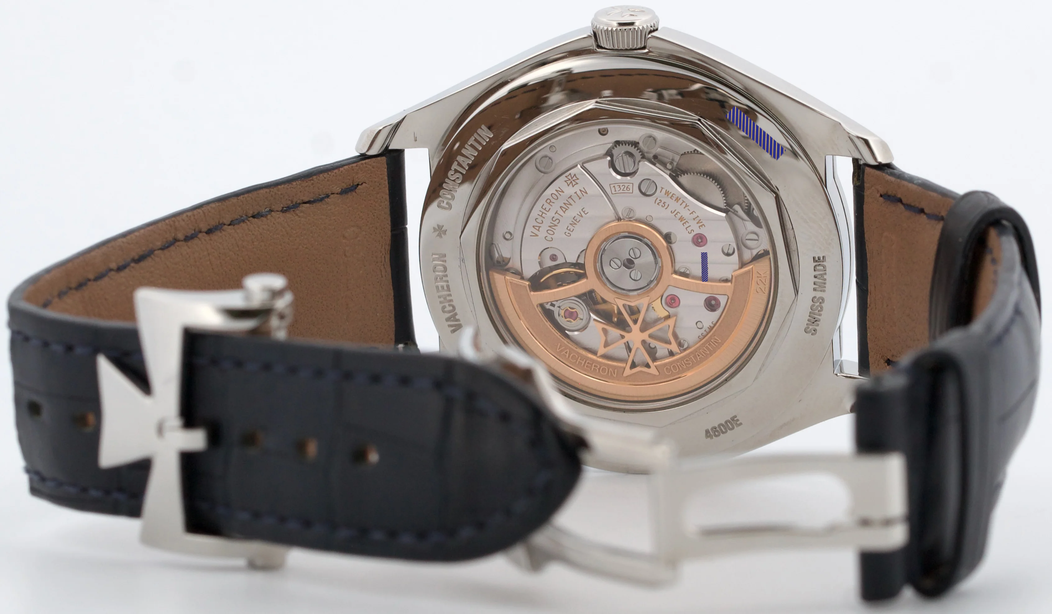 2021 PAPERS Vacheron Constantin Fiftysix 40mm BLUE Steel 4600E/000A-B487 BOX - Image 7