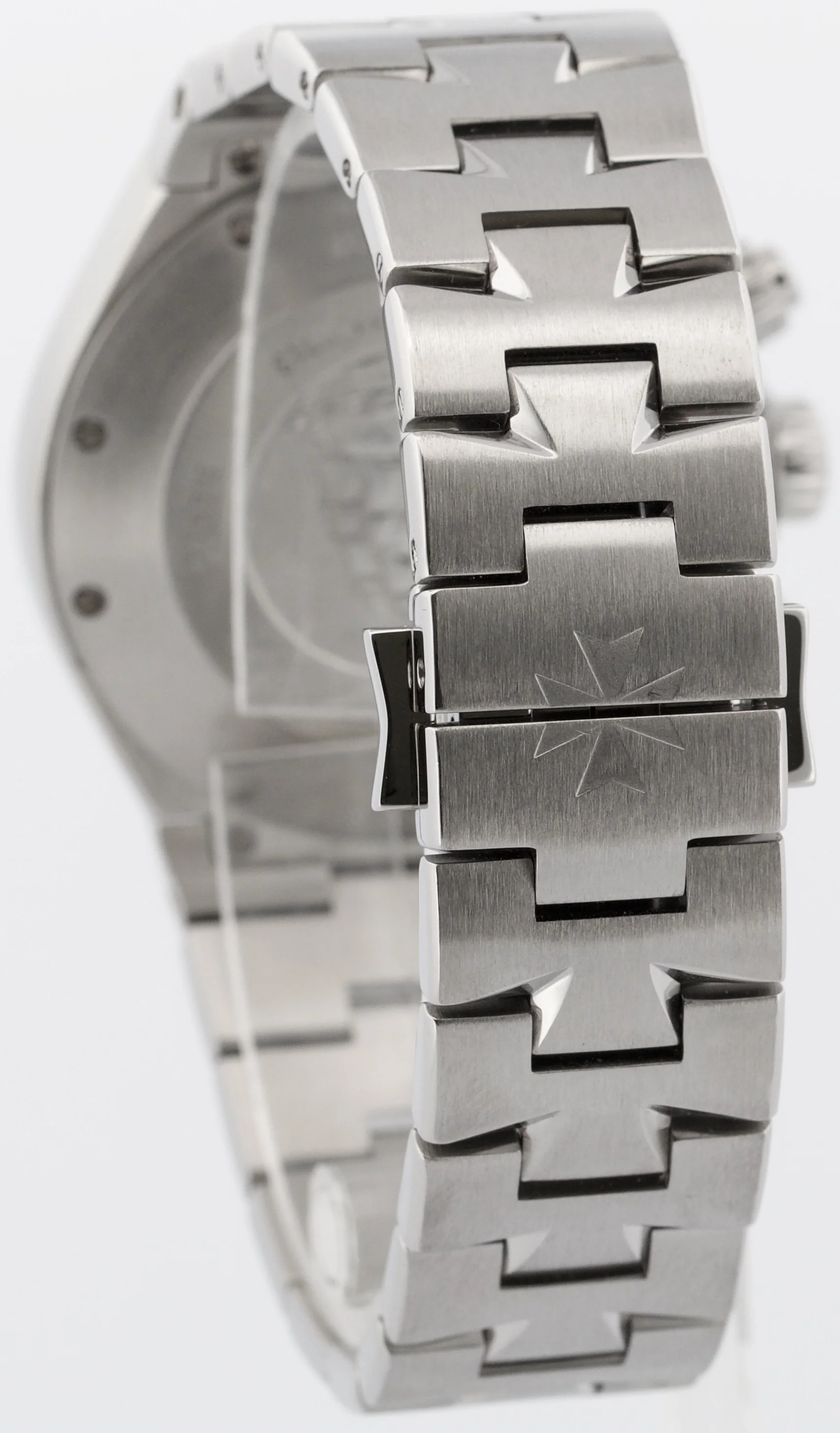 2021 PAPERS Vacheron Constantin Overseas Chronograph BLACK 42mm Steel 49150 BOX - Image 5