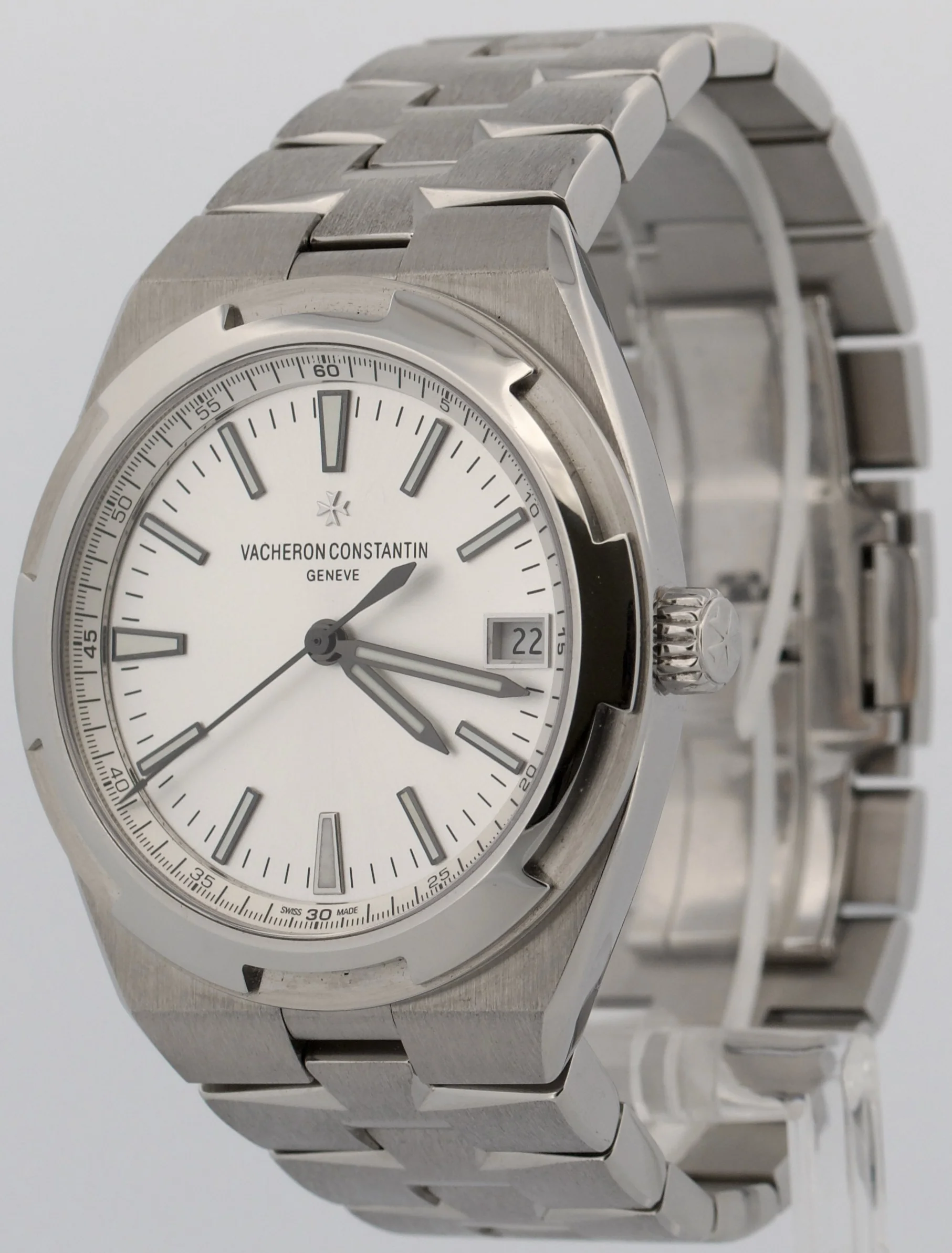 2021 PAPERS Vacheron Constantin Overseas SILVER 41mm Stainless Steel 4500V BOX - Image 3