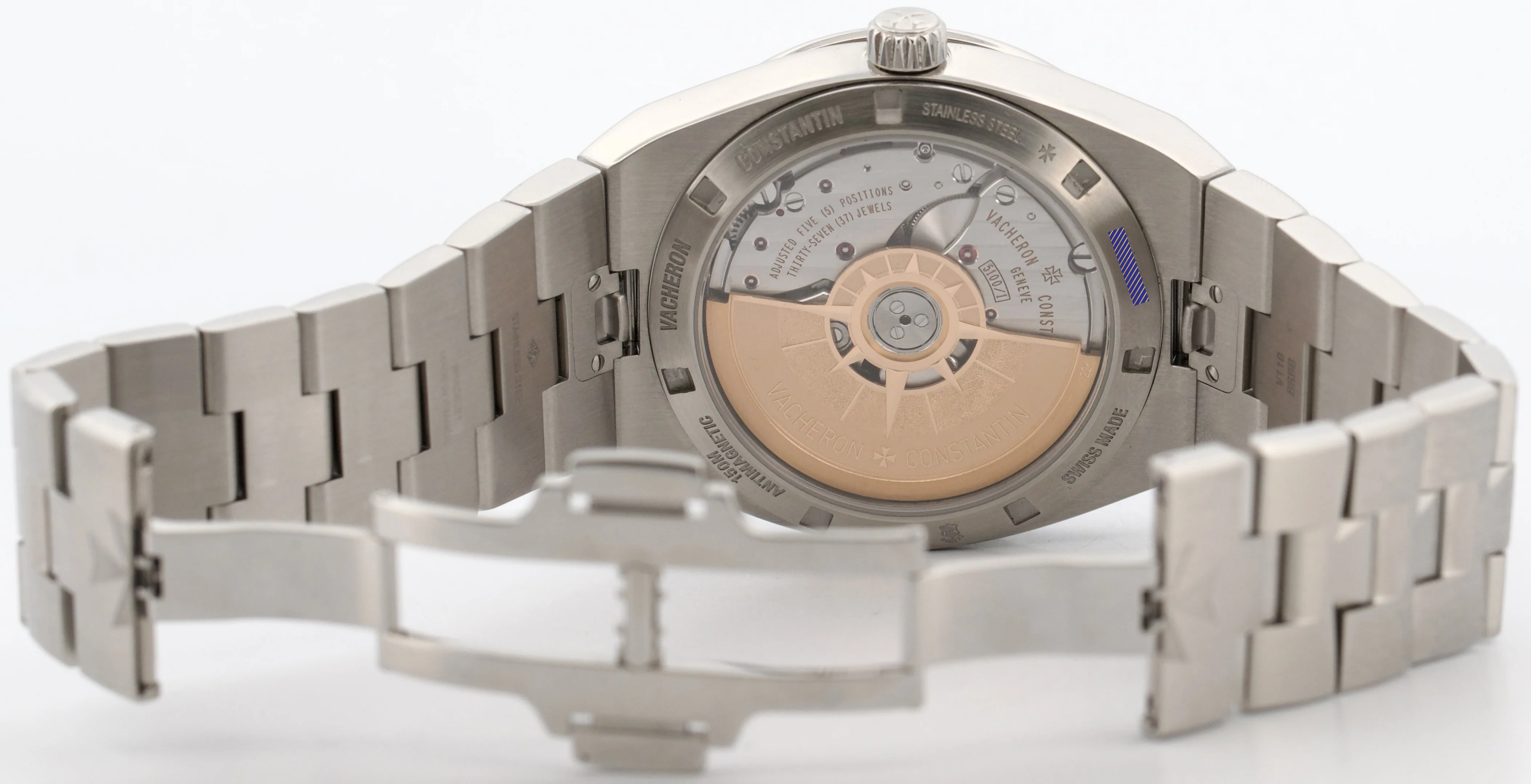 2021 PAPERS Vacheron Constantin Overseas SILVER 41mm Stainless Steel 4500V BOX - Image 9